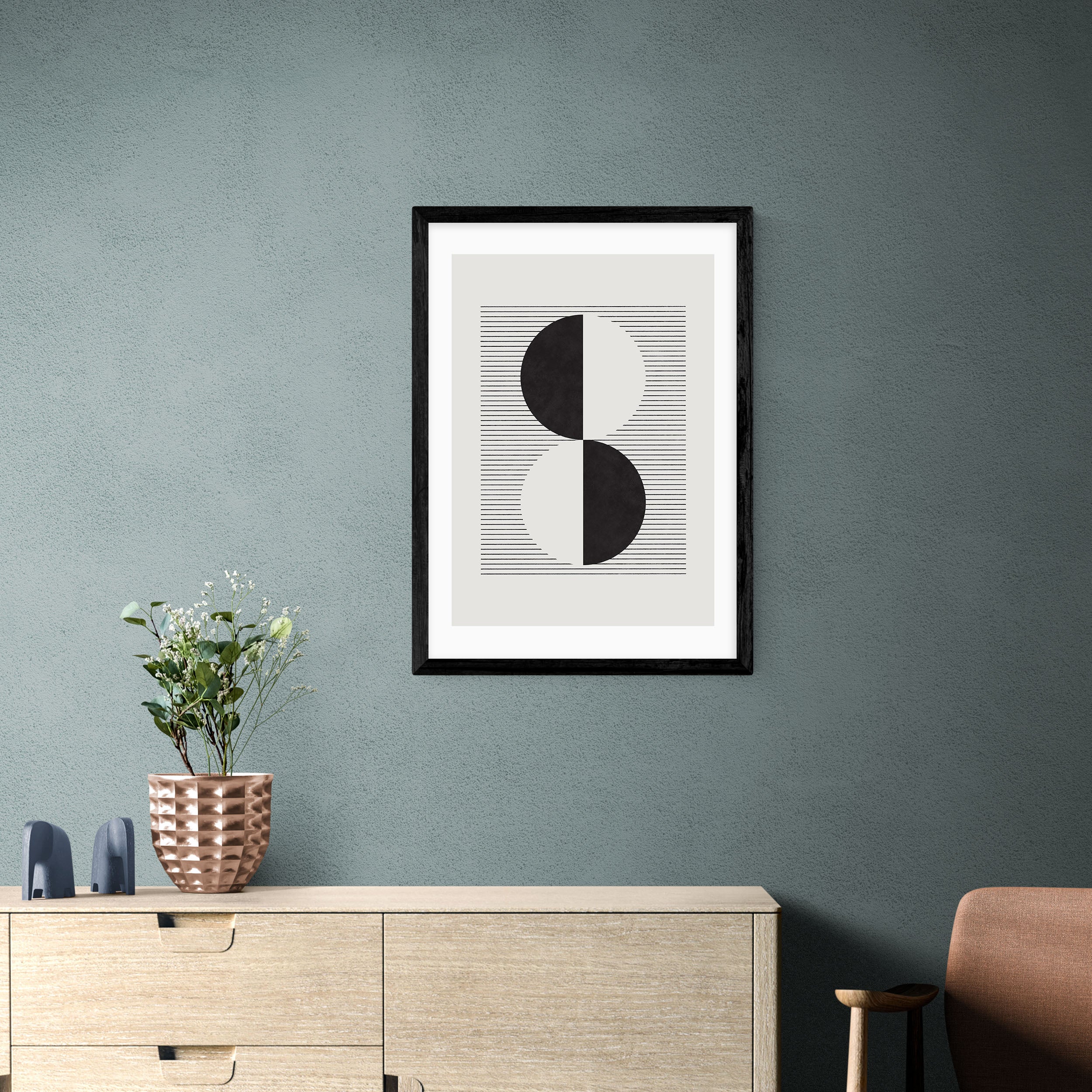 East End Prints Abstract Circles Print Natural Price Comparisons | Compare The Build