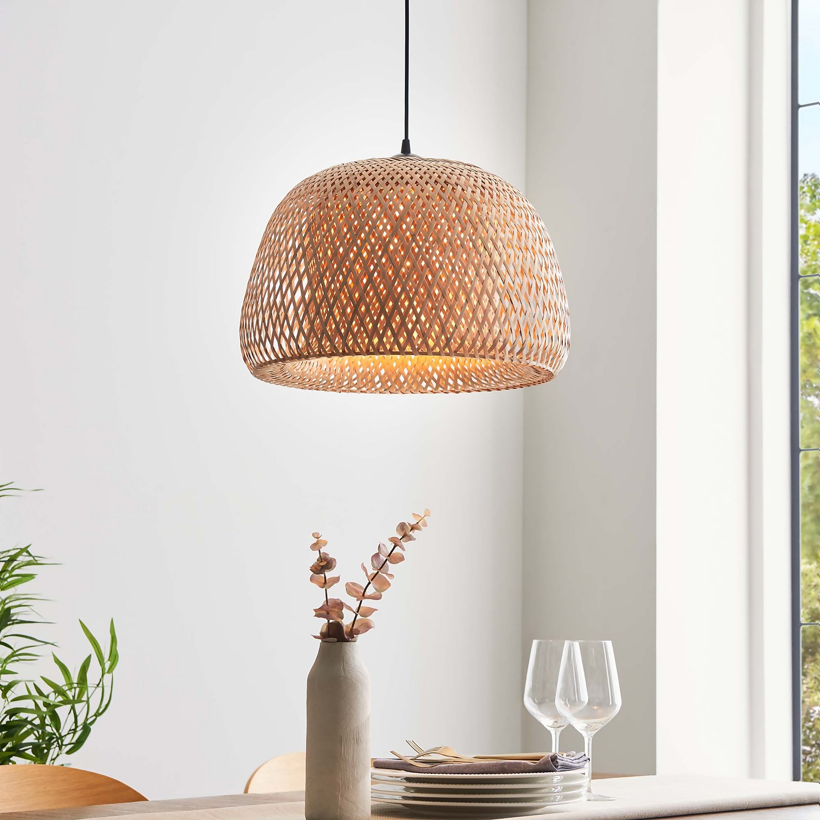 Laggan Pendant Ceiling Light - Natural Price Comparisons | Compare The Build