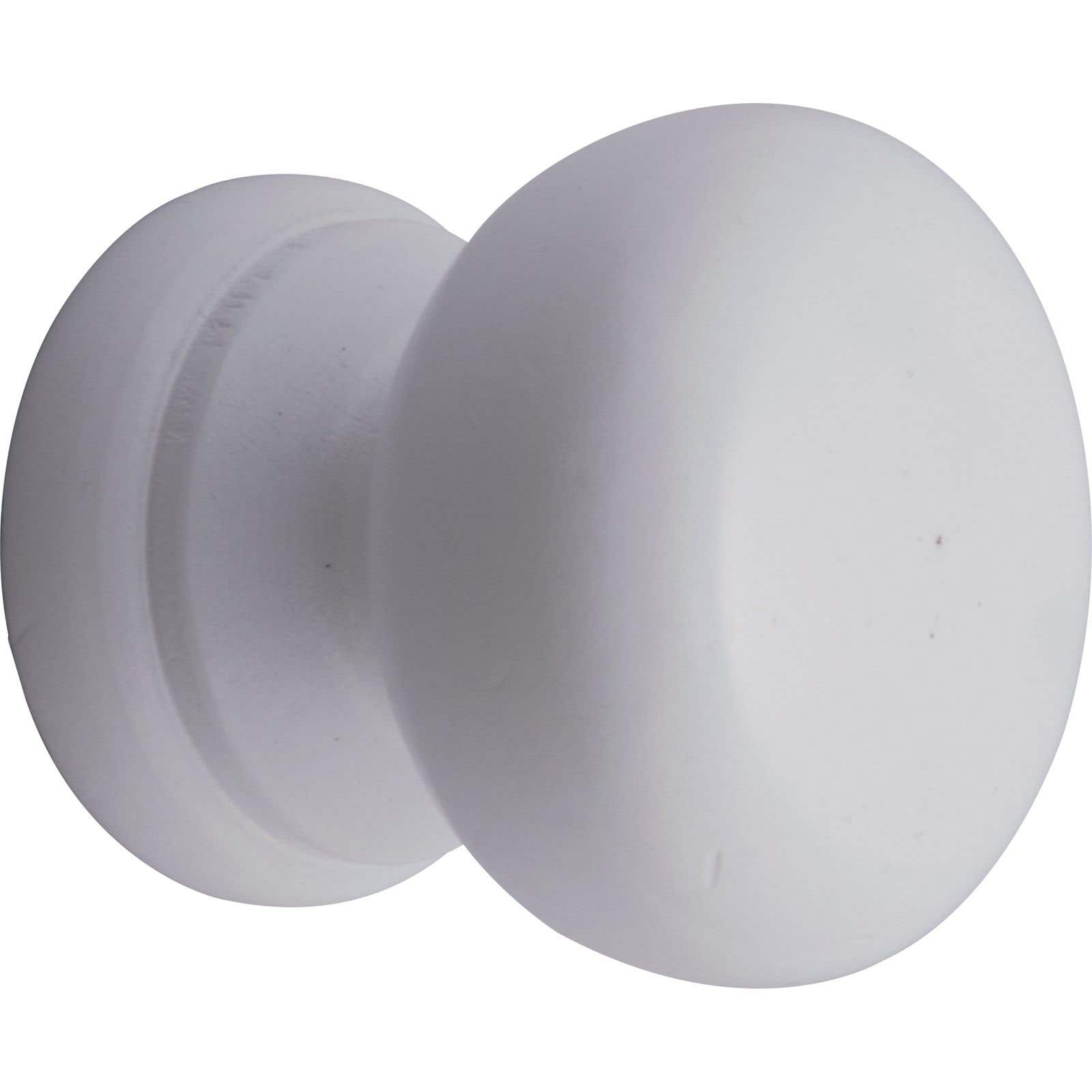 Granny Door Cabinet Knob - White 50mm Price Comparisons | Compare The Build