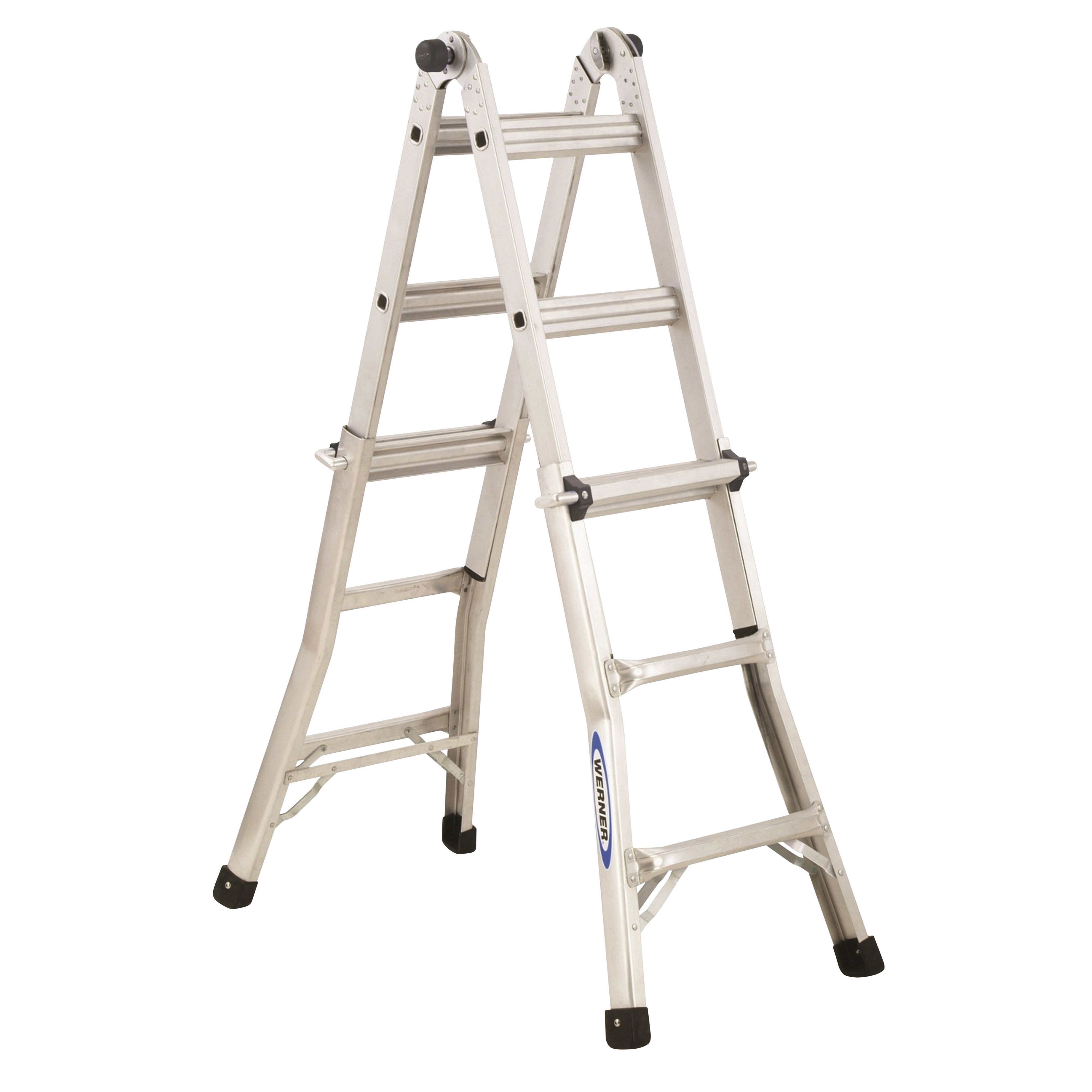 Werner Telescopic 4-Way 12 Tread Combination Ladder Price Comparisons | Compare The Build