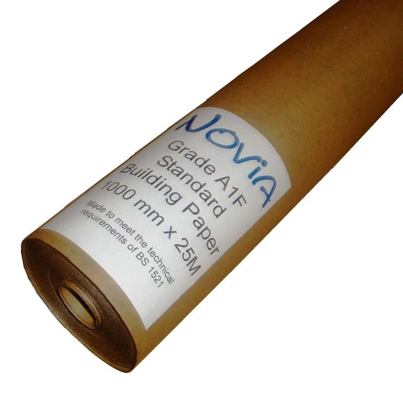 Novia A1F Grade Standard Building Paper to BS 1521 - 25m x 1m A1F BUILDING PAPER/25M Price Comparisons | Compare The Build