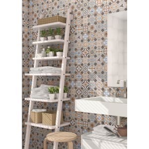 Wickes Central Park Patterned Ceramic Wall & Floor Tile - 316 x 316mm - Single Price Comparisons | Compare The Build