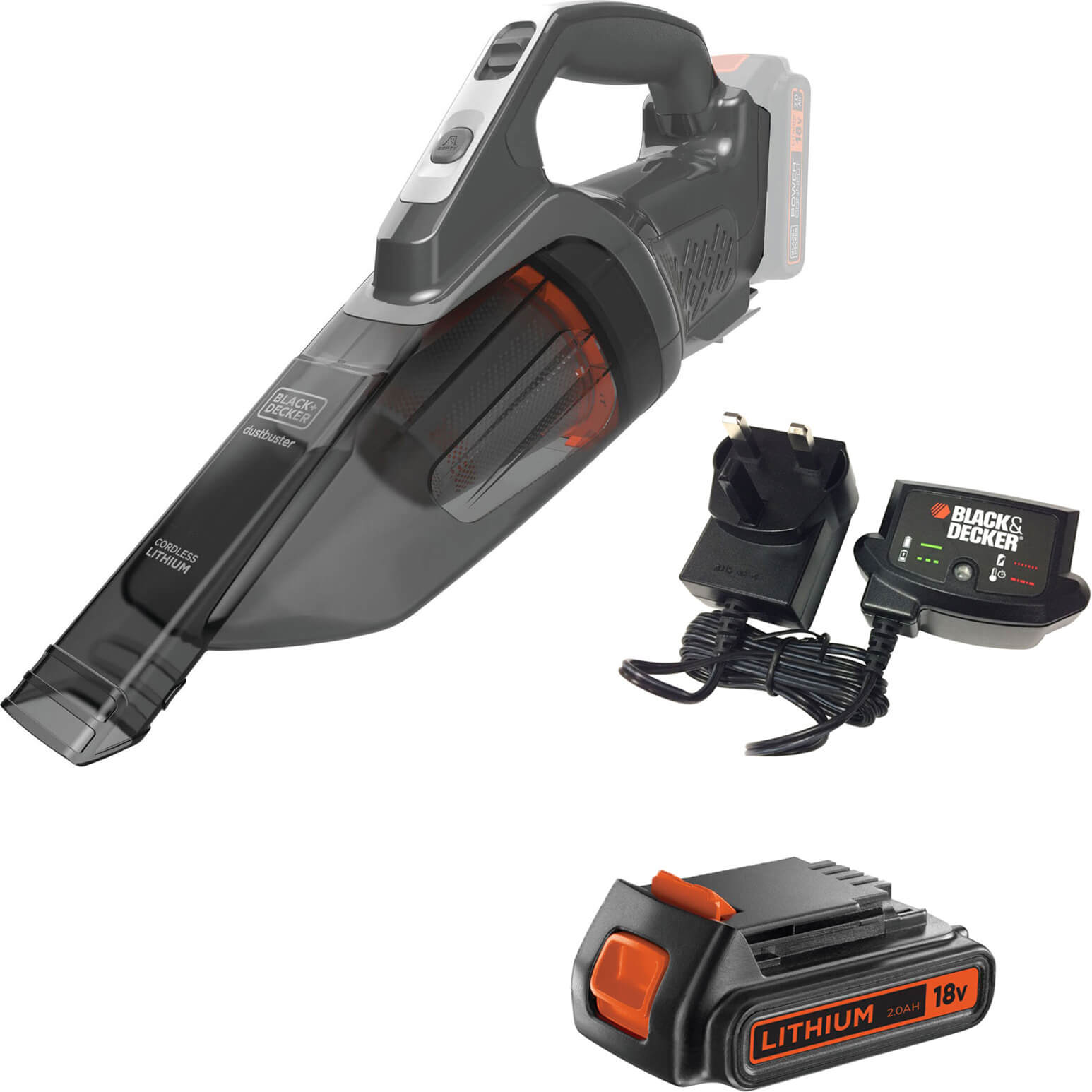Black and Decker BCHV001 18v Cordless Hand Dustbuster 1 x 2ah Li-ion Charger No Case Price Comparisons | Compare The Build