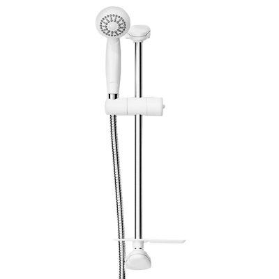 Redring Single-Spray Pattern White Shower Riser Rail Kit Price Comparisons | Compare The Build