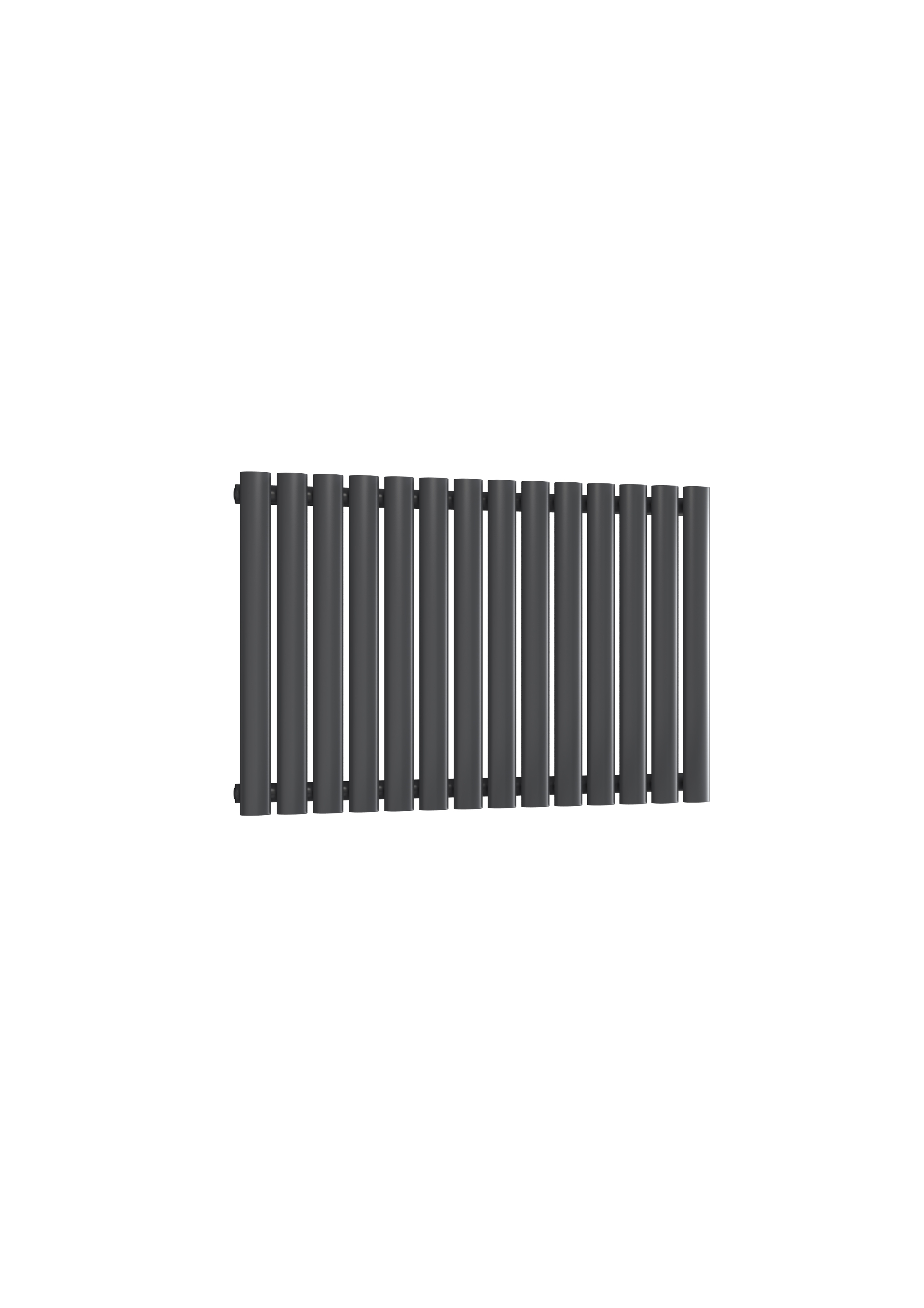 Reina Neva Horizontal Designer Radiator, Anthracite, 550mm x 826mm Price Comparisons | Compare The Build