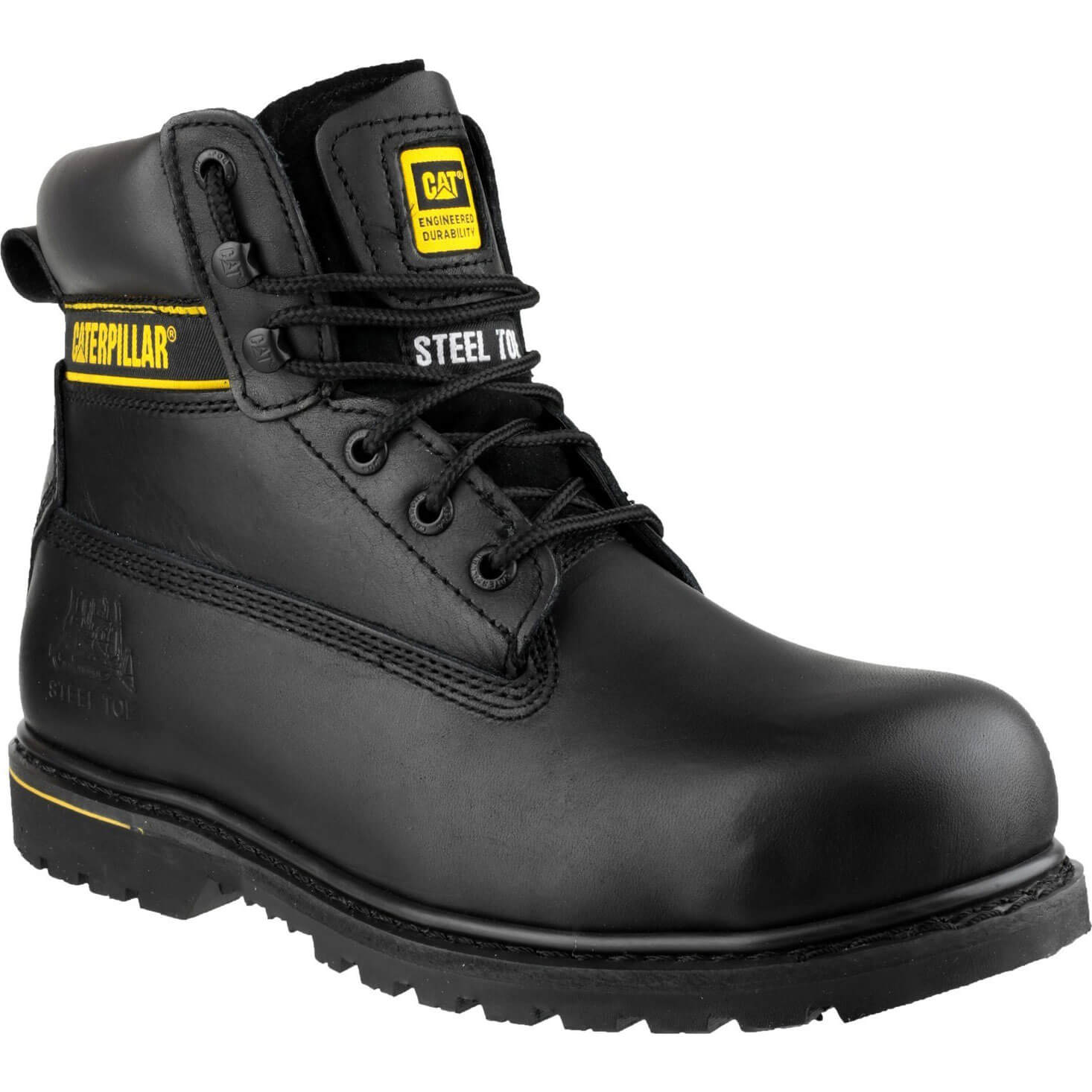 Caterpillar Mens Holton Safety Boots Black Size 11 Price Comparisons | Compare The Build