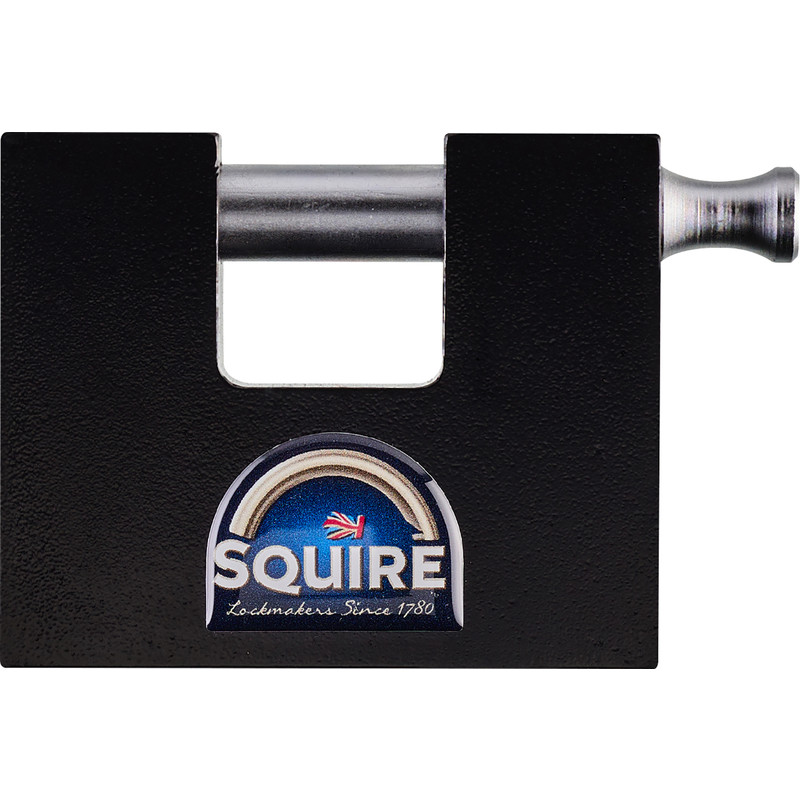 Squire Container Padlock 75 x 12 x 27mm KA in Black Steel Price Comparisons | Compare The Build