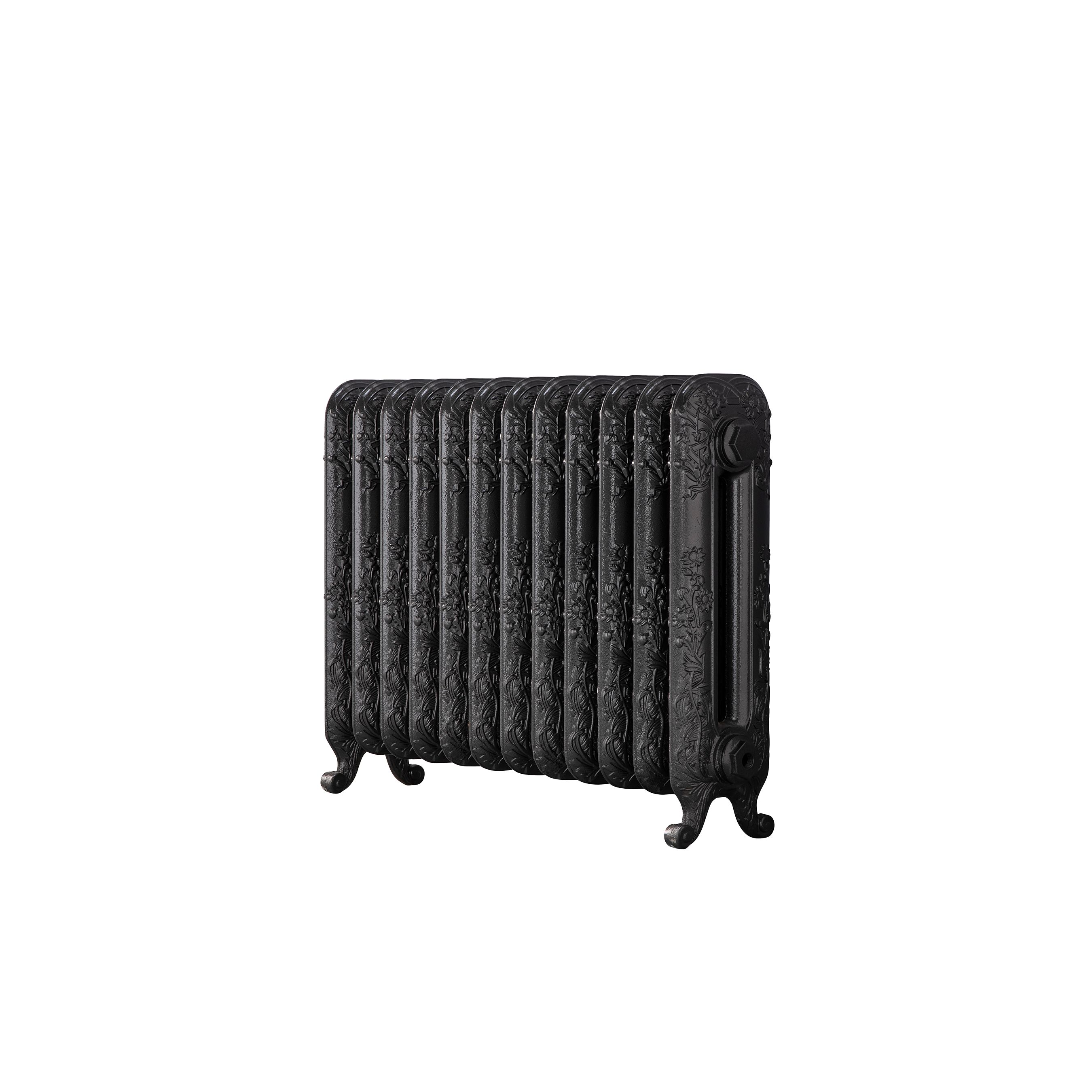 Arroll Daisy Cast Iron Pewter 12 Column Radiator, (W)814mm X (H)597mm | Compare The Build