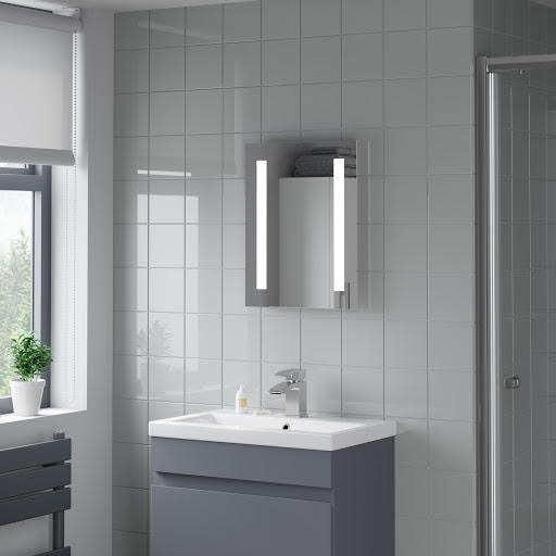 Artis Aqua LED Bathroom Mirror 500 x 390mm - Battery Operated Price Comparisons | Compare The Build