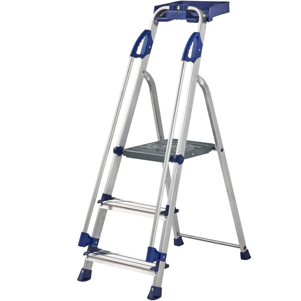 Werner 3 Tread Workstation Stepladder - EN131 7050318L Price Comparisons | Compare The Build