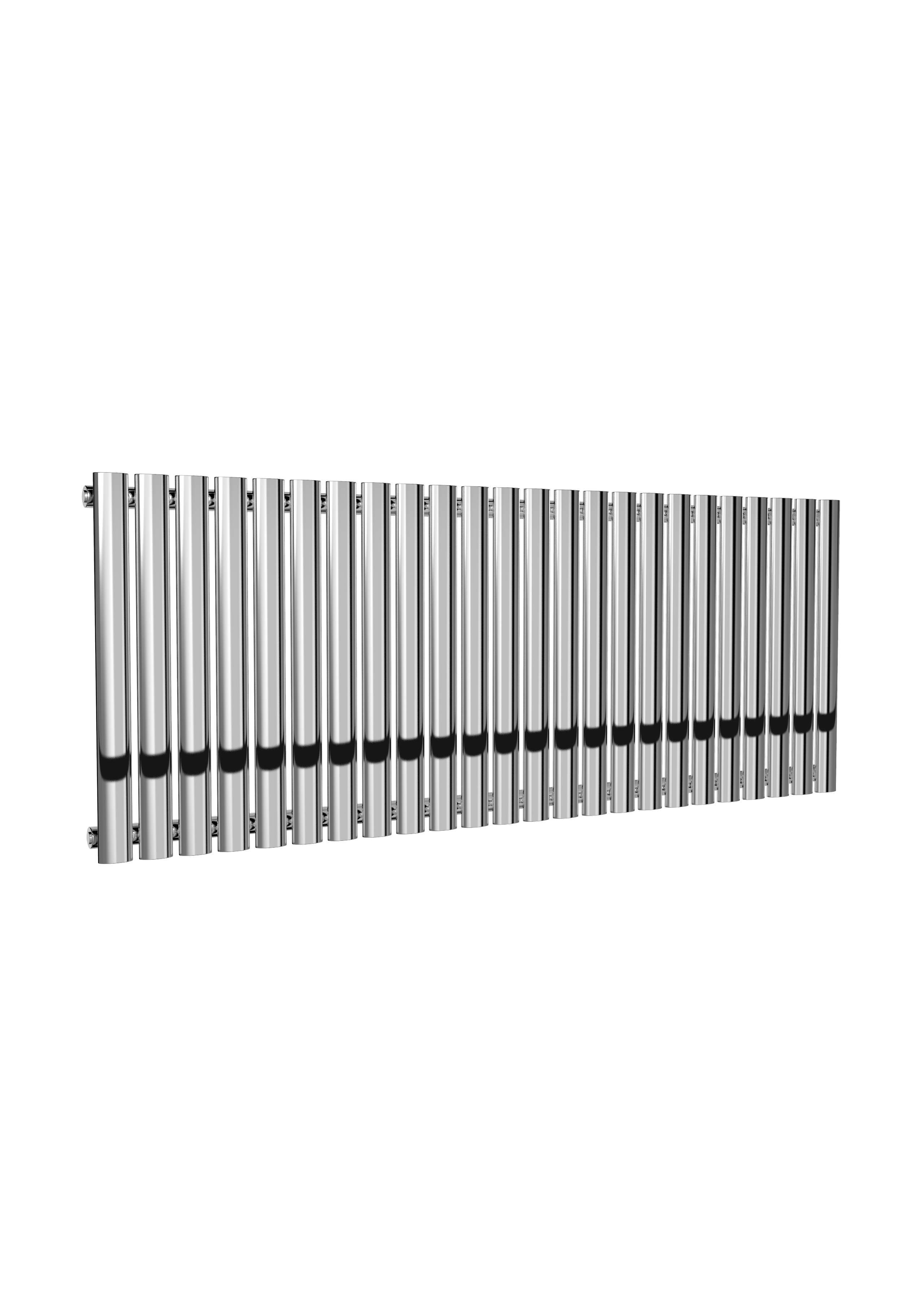 Reina Neval Horizontal Aluminium Designer Radiator, Polished, 600mm x 1407mm Price Comparisons | Compare The Build