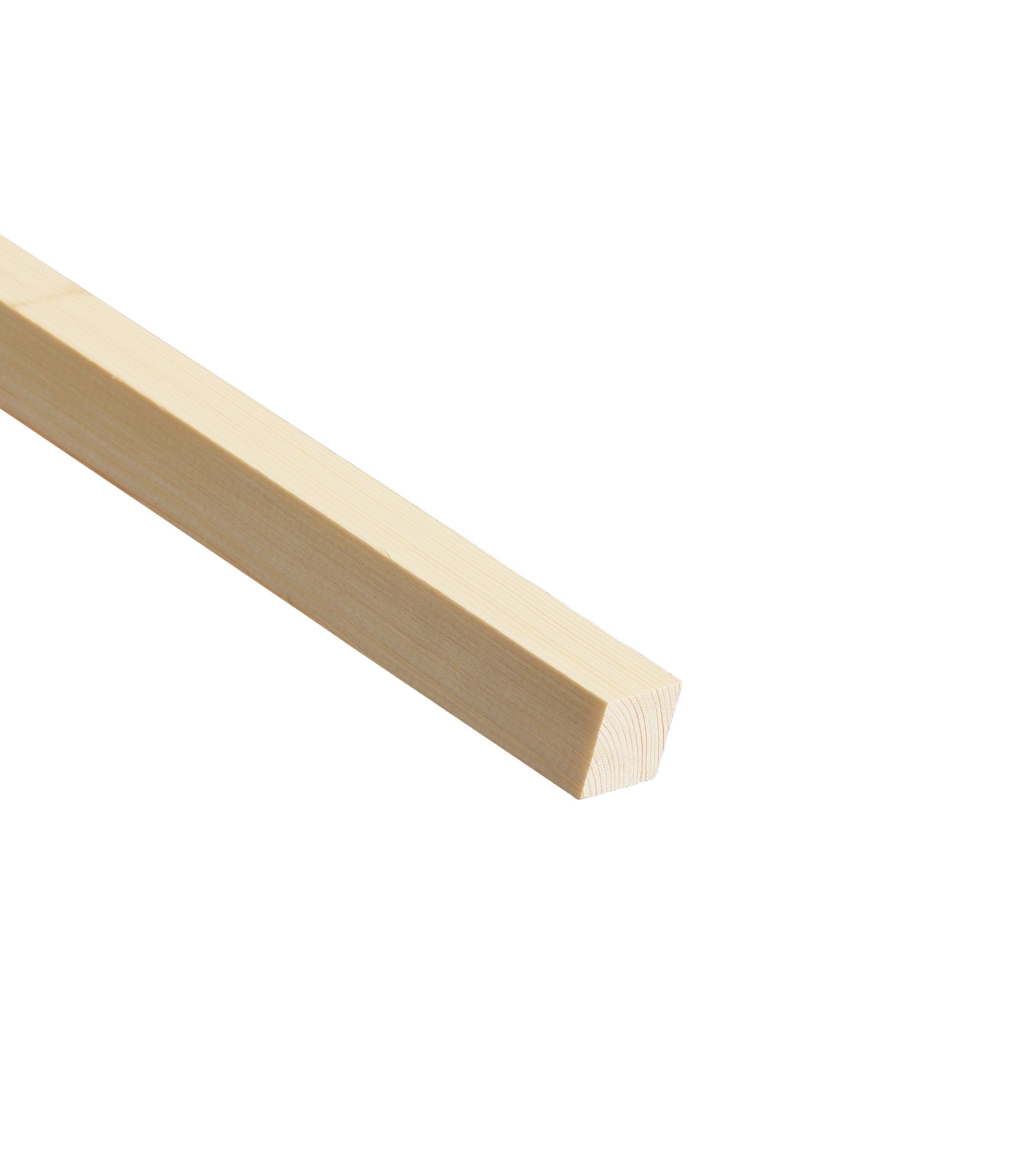 Cheshire Mouldings Primed Natural Pine Moulding (L)2.4M (W)21mm (T)21mm Price Comparisons | Compare The Build