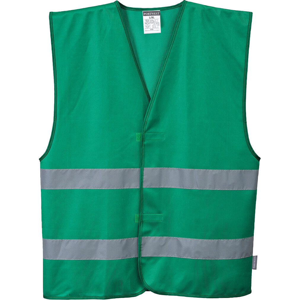 Portwest Iona 2 Band Reflective Safety Vest Bottle Green S / M Price Comparisons | Compare The Build