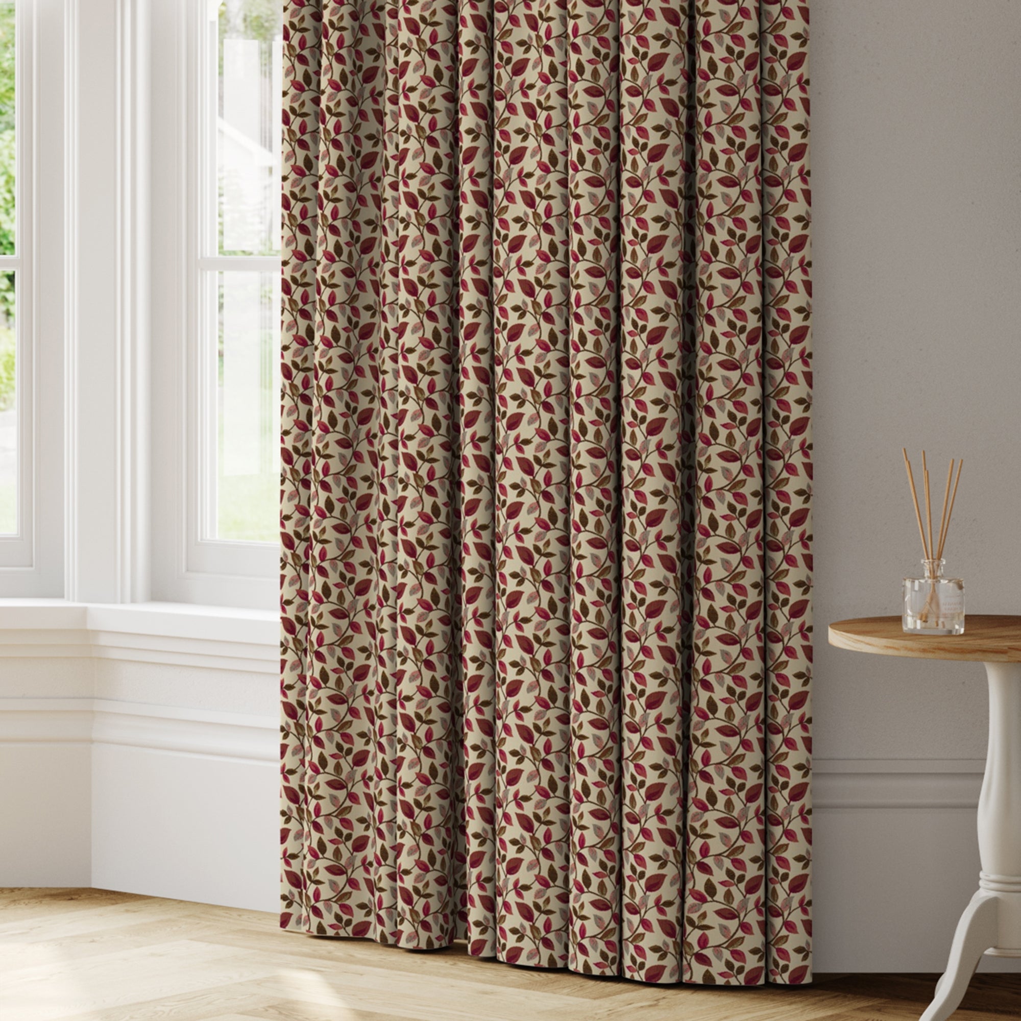 Vercelli Made to Measure Curtains Red/Green Price Comparisons | Compare The Build