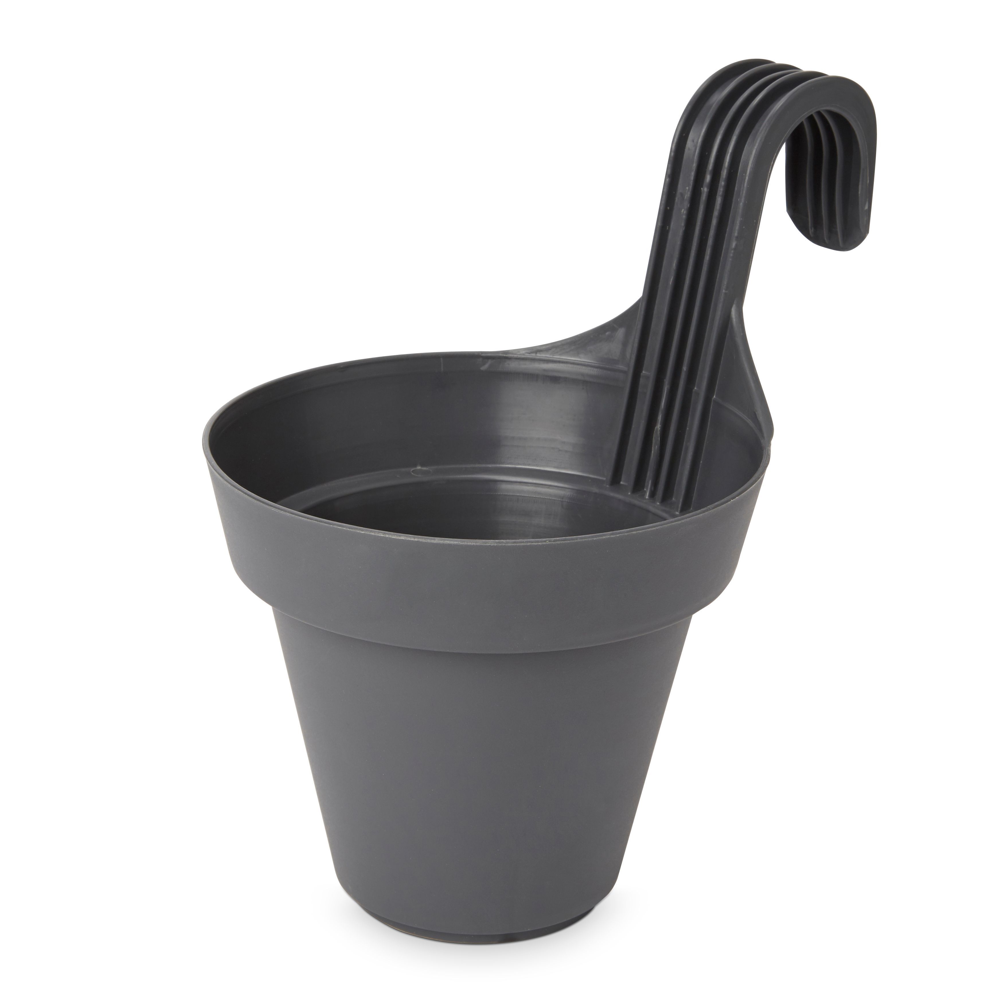 Blooma Nurgul Dark Grey Plastic Round Hanging Pot (Dia)20Cm Price Comparisons | Compare The Build