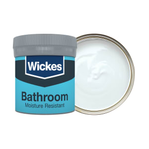 Wickes Bathroom Soft Sheen Emulsion Paint Tester Pot - Cloud No.150 - 50ml Price Comparisons | Compare The Build