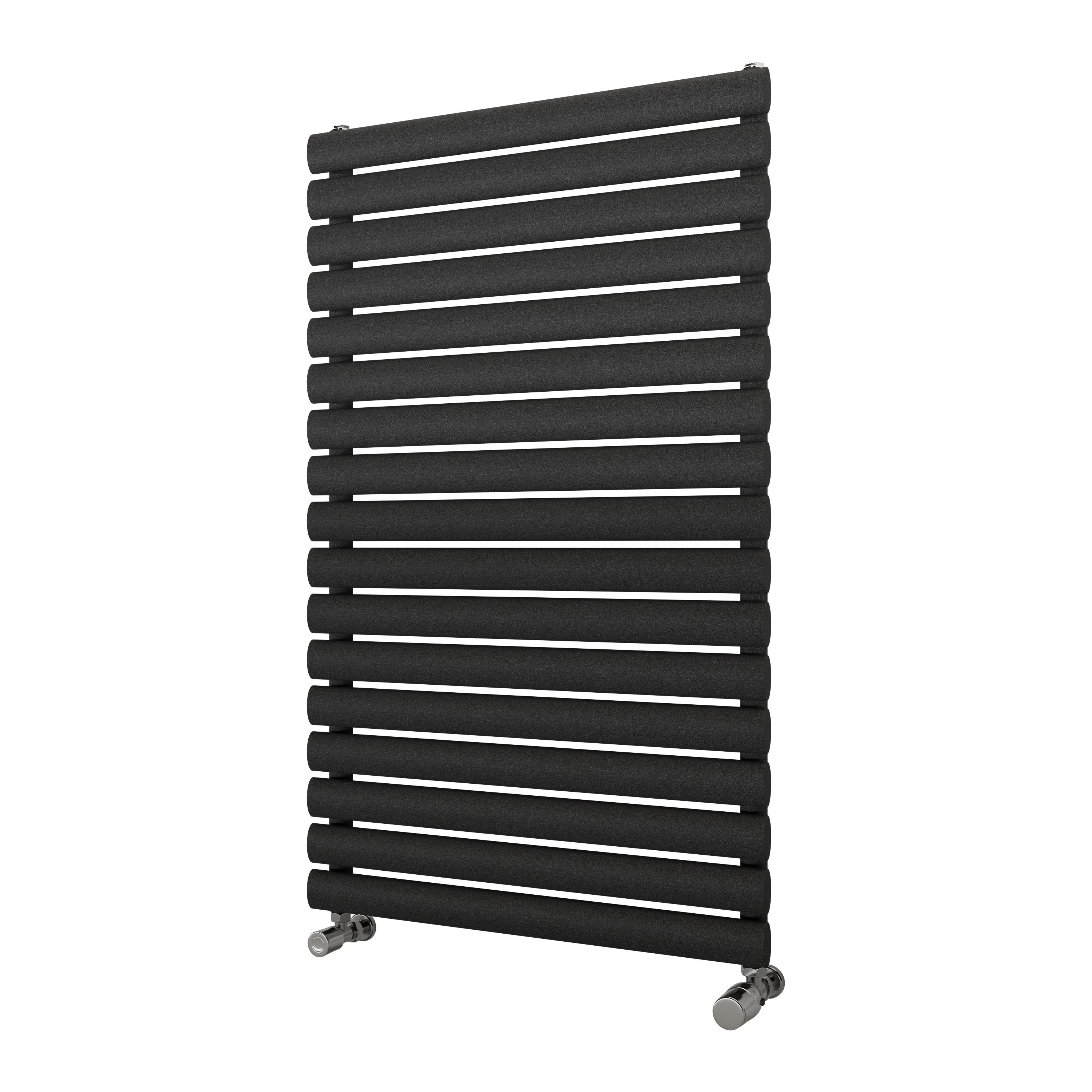 Ximax Champion Matt Anthracite Horizontal Designer Radiator, (W)600mm X (H)990mm | Compare The Build