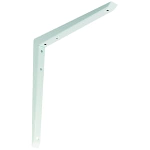 Mitred White Shelf Bracket - 300 x 300mm Price Comparisons | Compare The Build