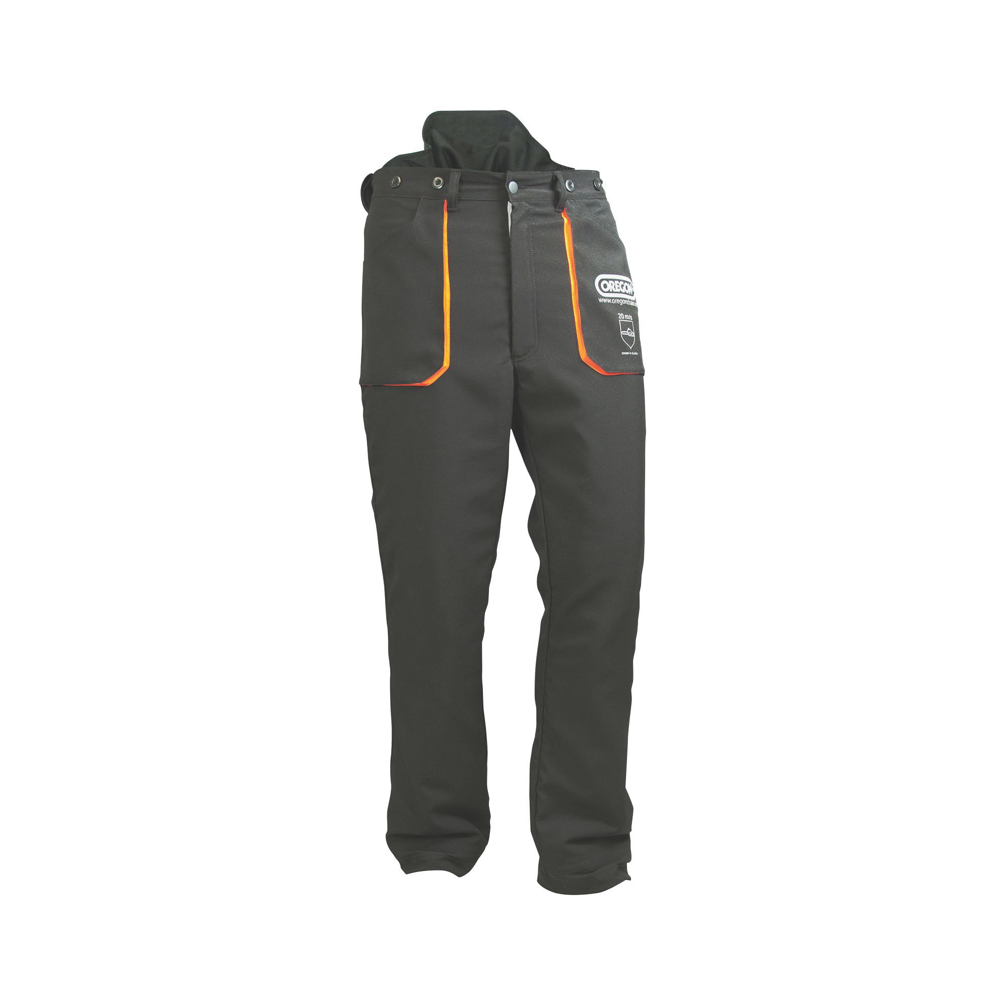 Oregon Yukon Black Chainsaw Trousers (W)31" (L)31" Price Comparisons | Compare The Build