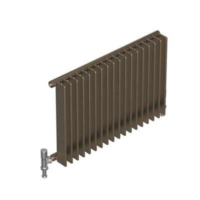 Seren Conqueror Flat Panel 20 Column Radiator, Bronze (W)800mm (H)600mm Price Comparisons | Compare The Build