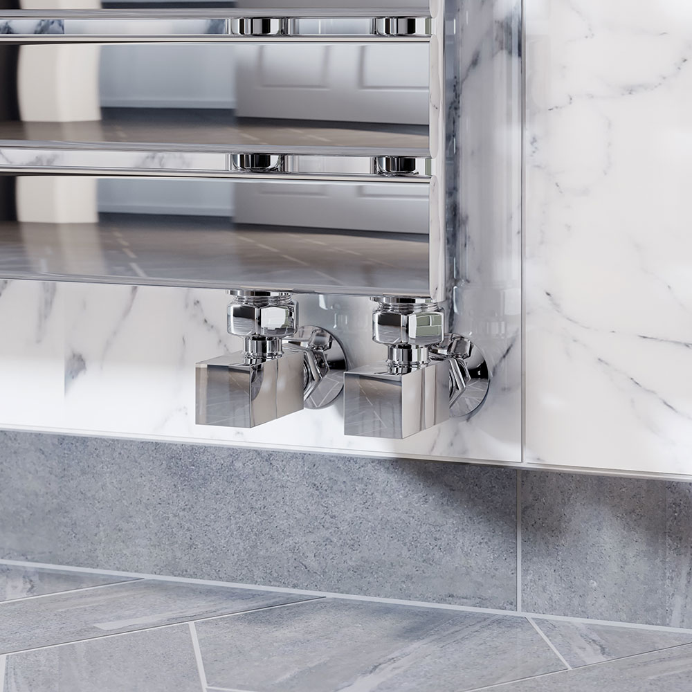 Trade Direct Manual Valves, Square, Chrome Angled Price Comparisons | Compare The Build