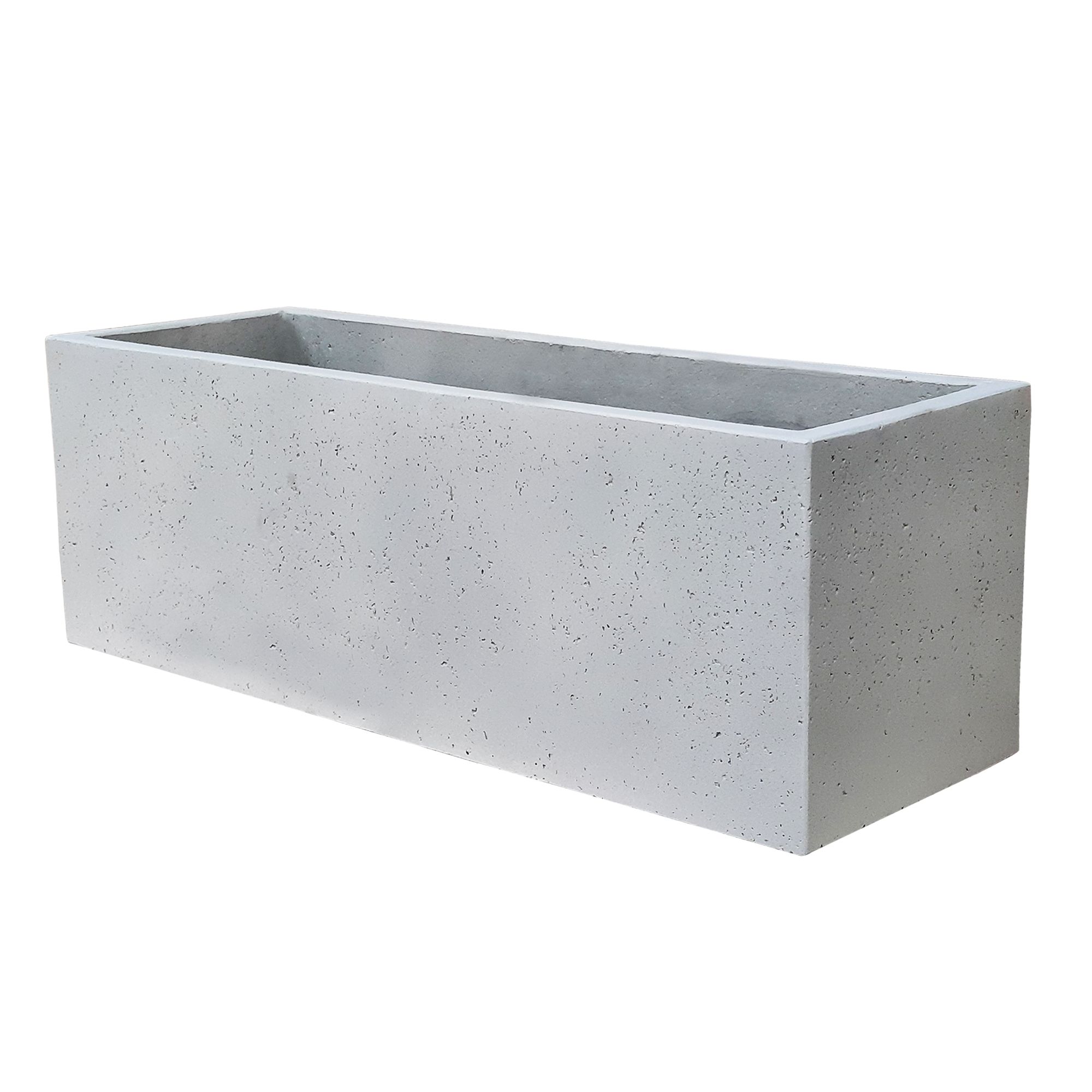 Verve Nore Light Grey Rectangular Trough 60Cm Price Comparisons | Compare The Build