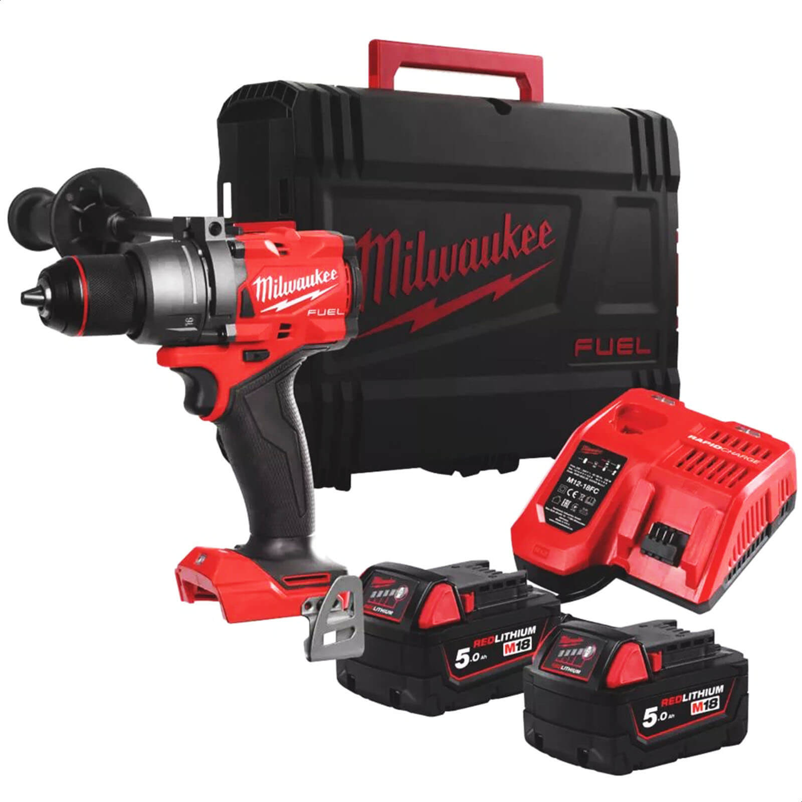 Milwaukee M18 FPD3 Fuel 18v Cordless Brushless Combi Drill 2 x 5ah Li-ion Charger Case Price Comparisons | Compare The Build