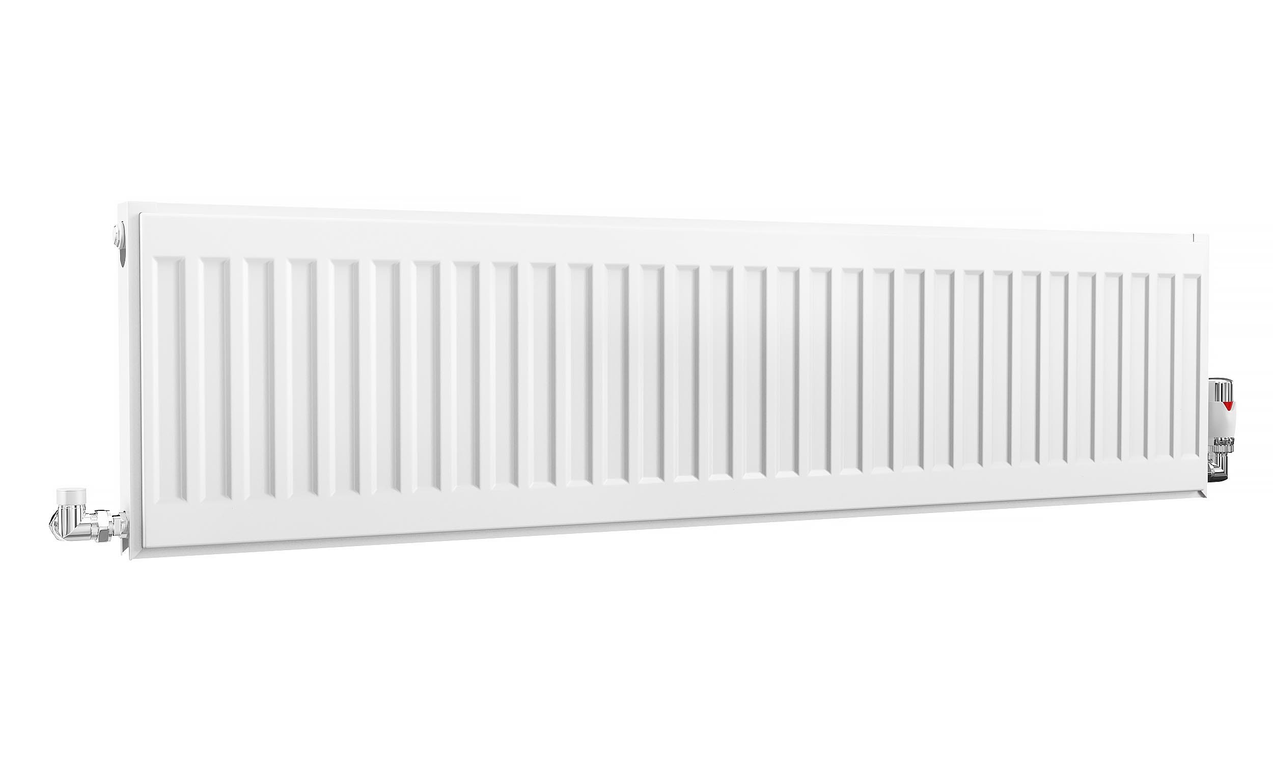 Kartell K-Rad Compact Horizontal Radiator, White, 300mm x 1200mm - Single Panel, Single Convector Price Comparisons | Compare The Build