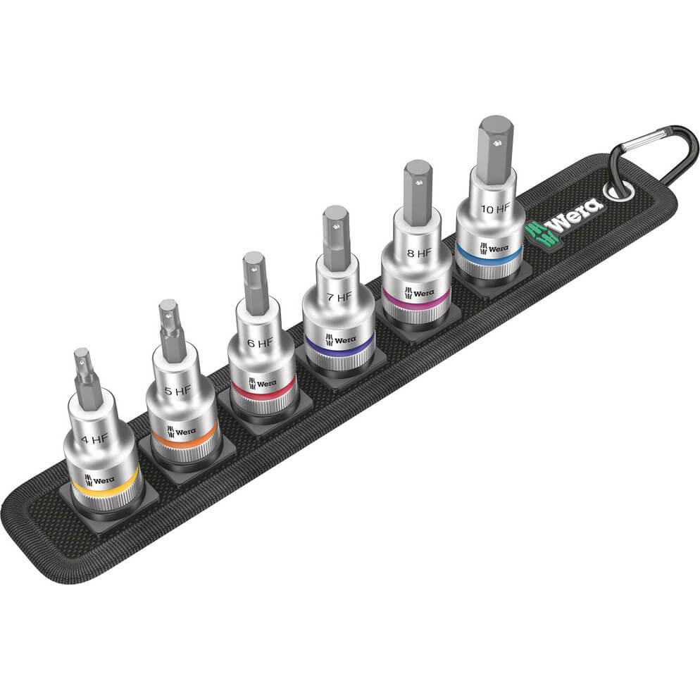 Wera 6 Piece 1/2 Drive Zyklop In-Hex Hf Bit Socket Set 1/2" Price Comparisons | Compare The Build