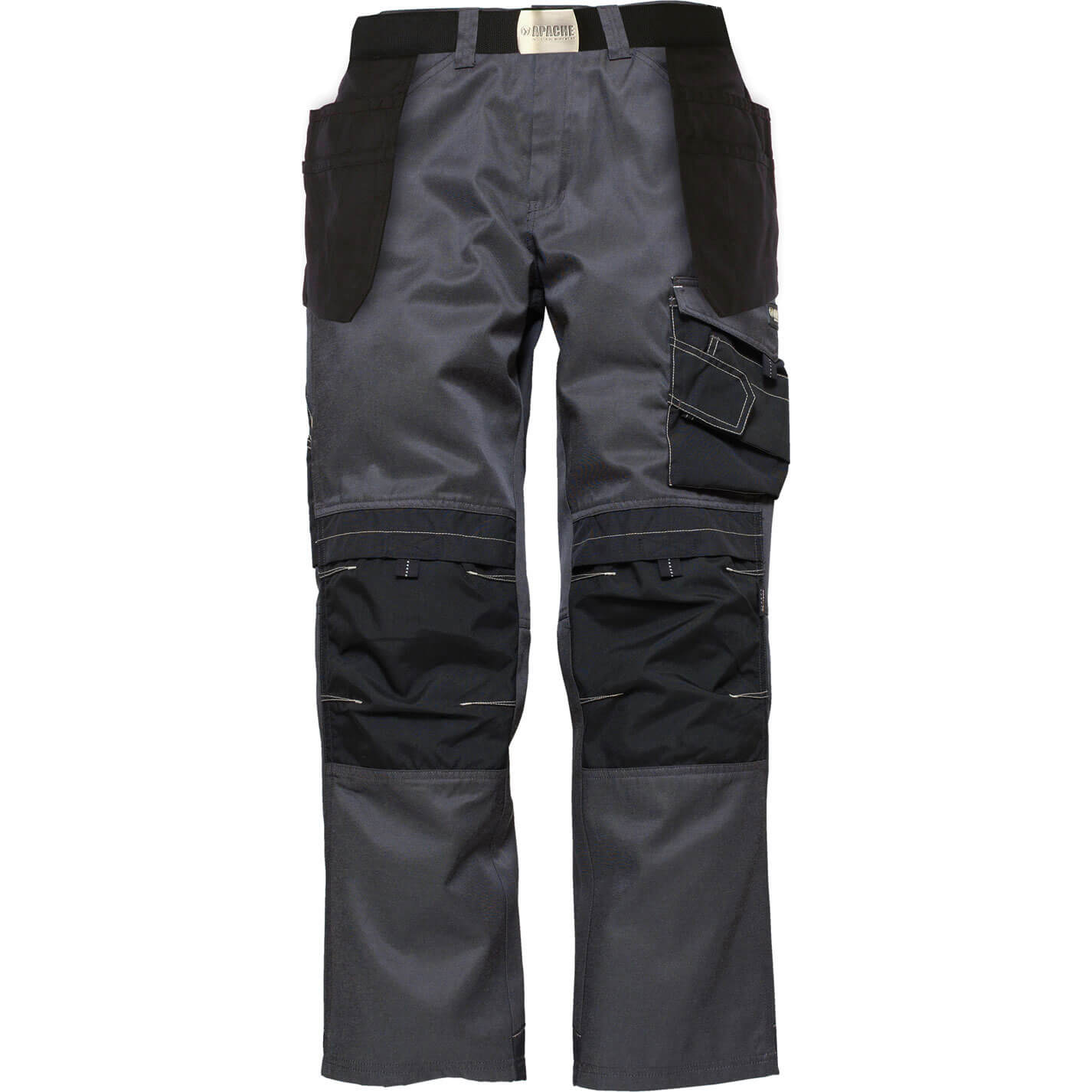 Apache Mens Pro Twill Trousers Black / Grey 30" 31" Price Comparisons | Compare The Build