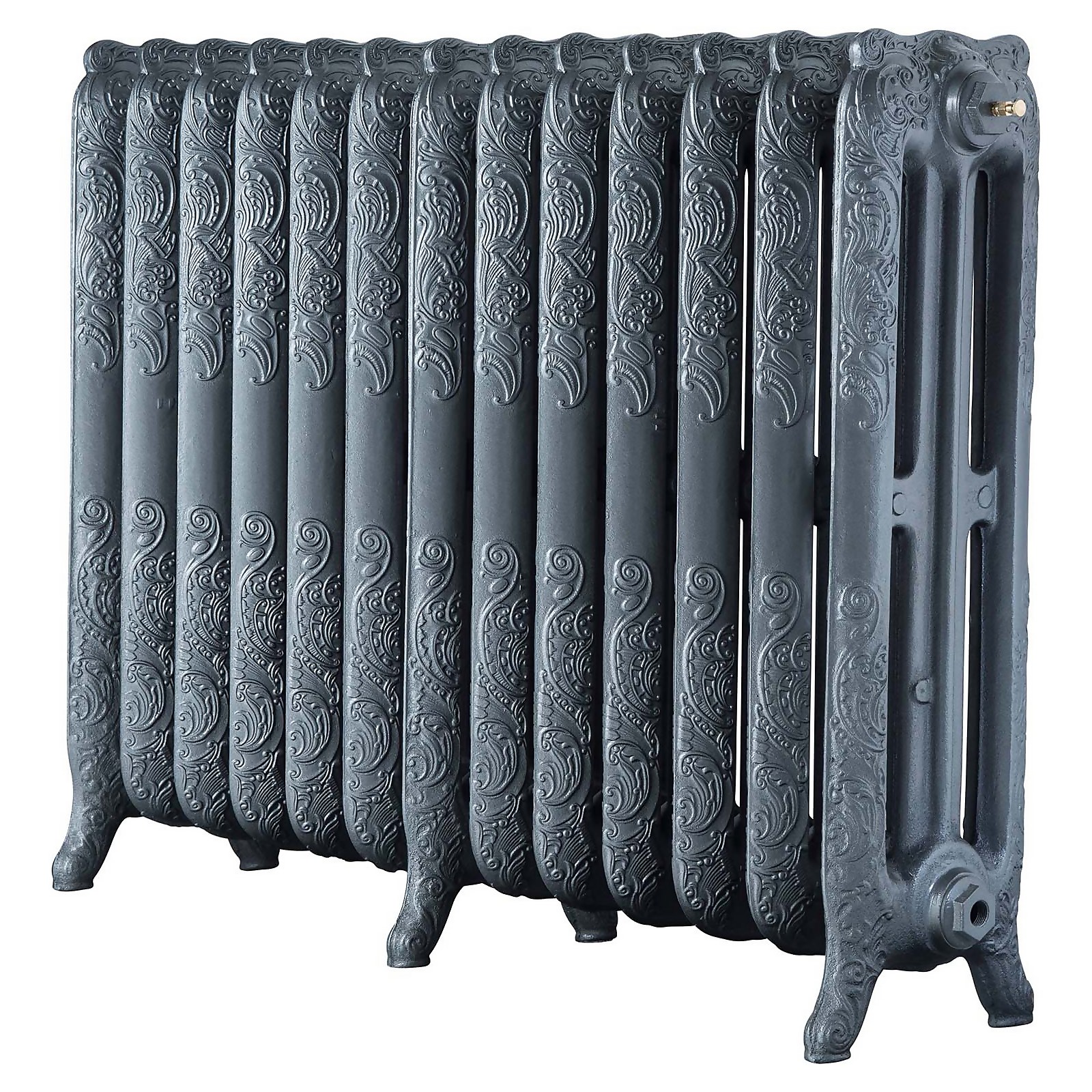 Arroll Cast Iron Radiator 1087 X 760 - Cast Grey Price Comparisons | Compare The Build