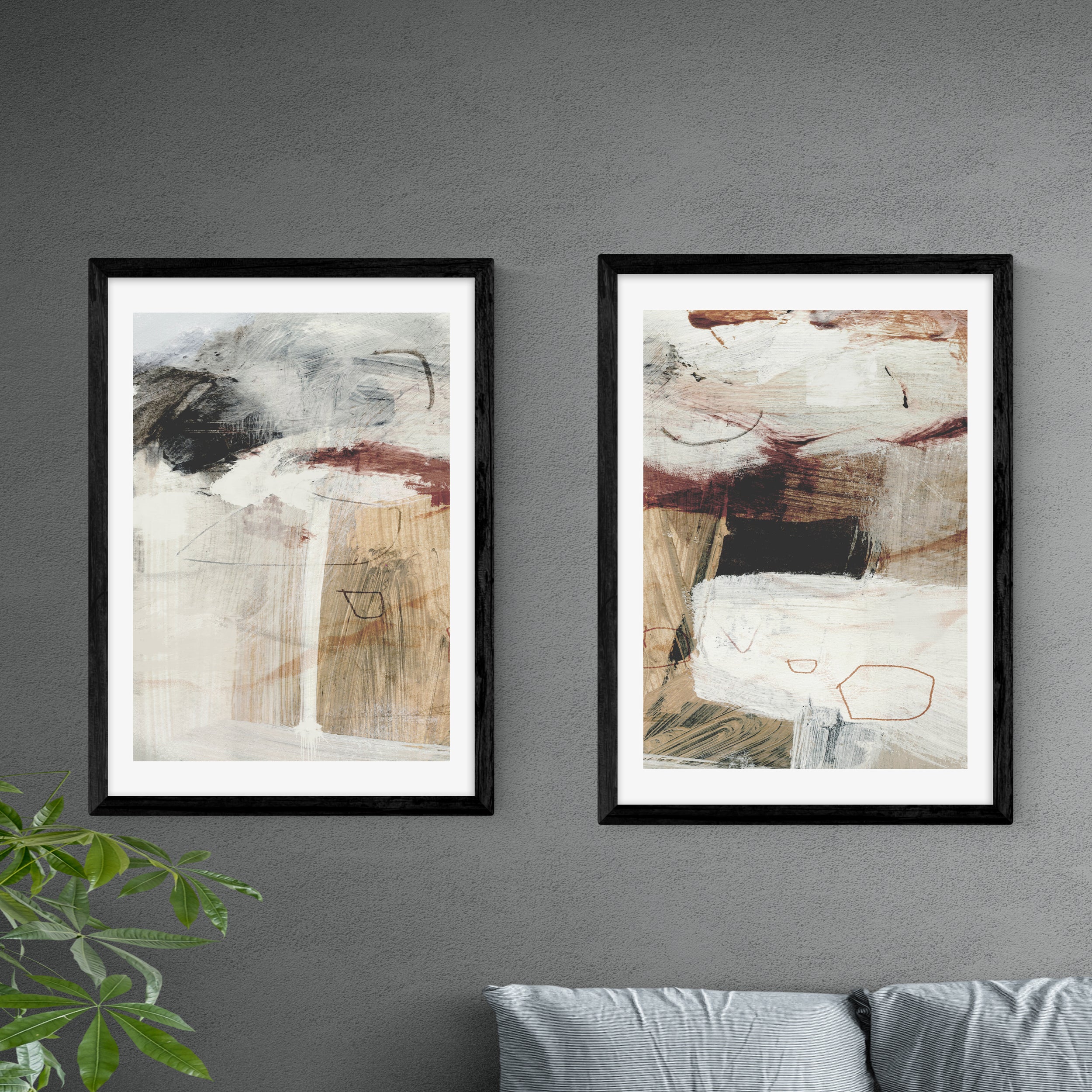 Set of 2 East End Prints Go Prints Natural Price Comparisons | Compare The Build