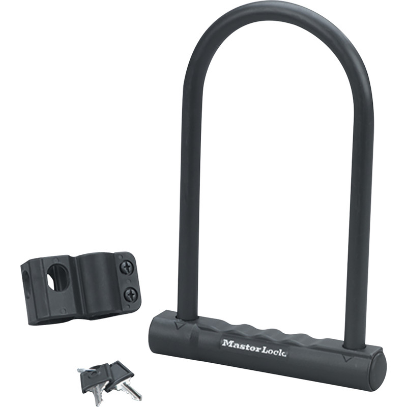 Master Lock D Lock Keyed 160 x 240 x 30mm in Black Hardened Steel Price Comparisons | Compare The Build