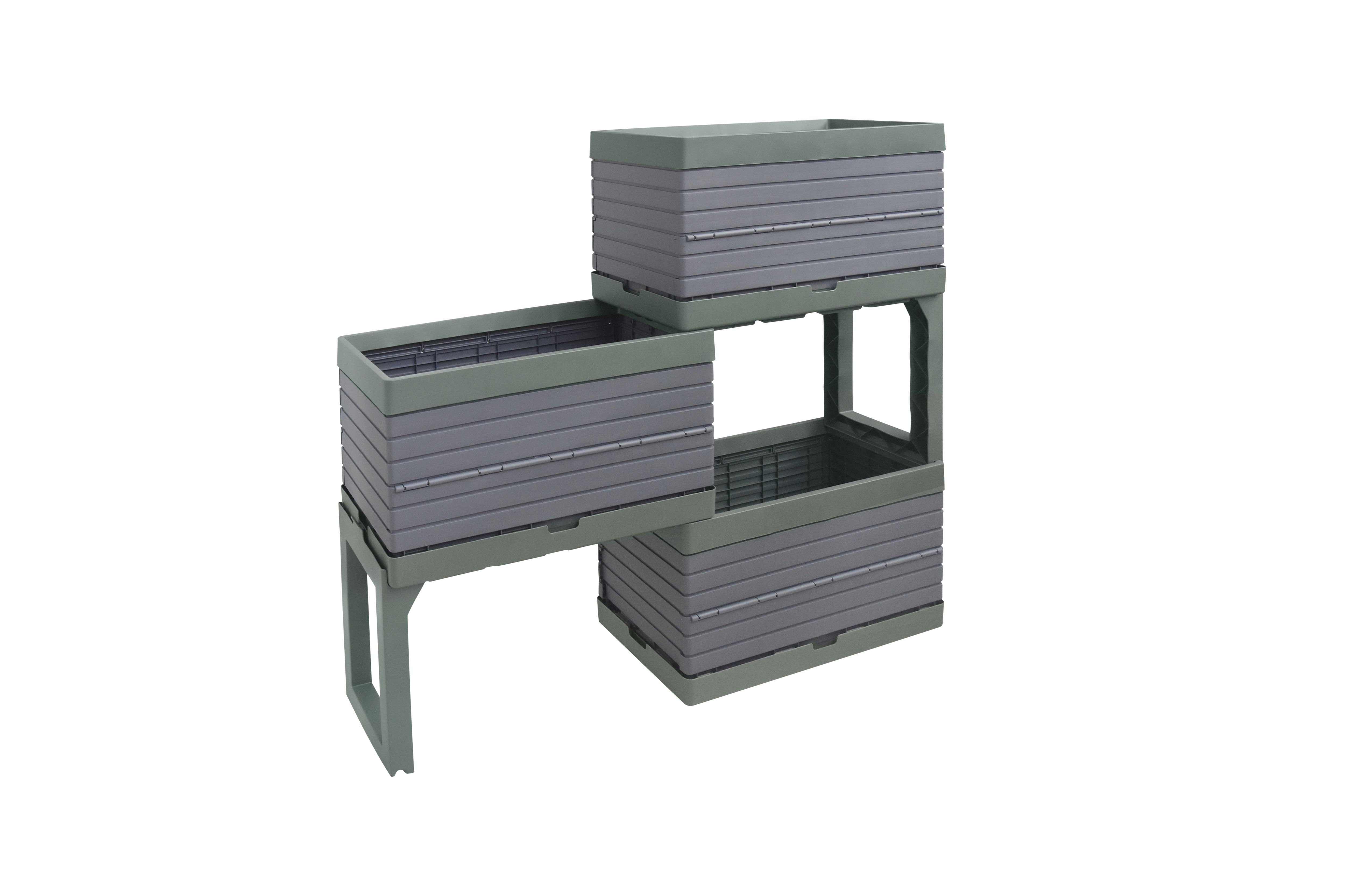 Verve Grey Rectangular Planter 56Cm, Set | Compare The Build