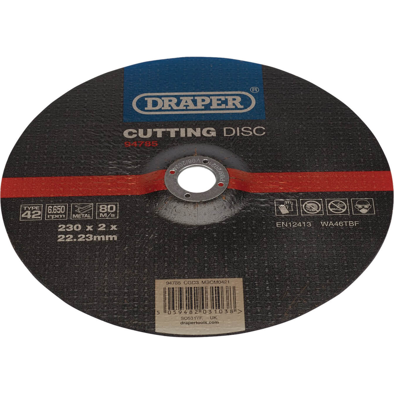 Draper DPC Depressed Centre Metal Cutting Disc 230mm 2mm 22mm Price Comparisons | Compare The Build