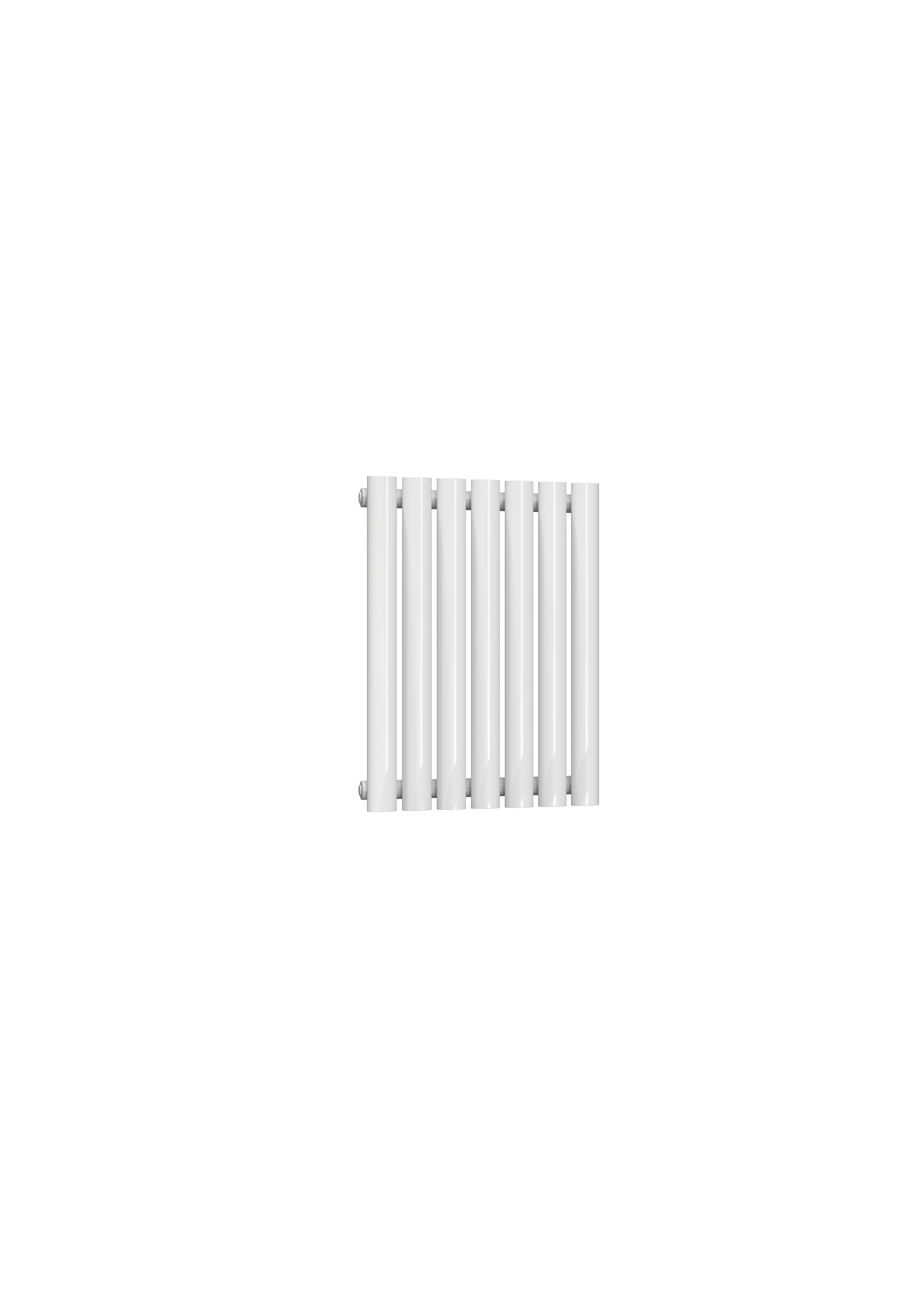 Reina Neval Horizontal Aluminium Designer Radiator, White, 600mm x 404mm Price Comparisons | Compare The Build