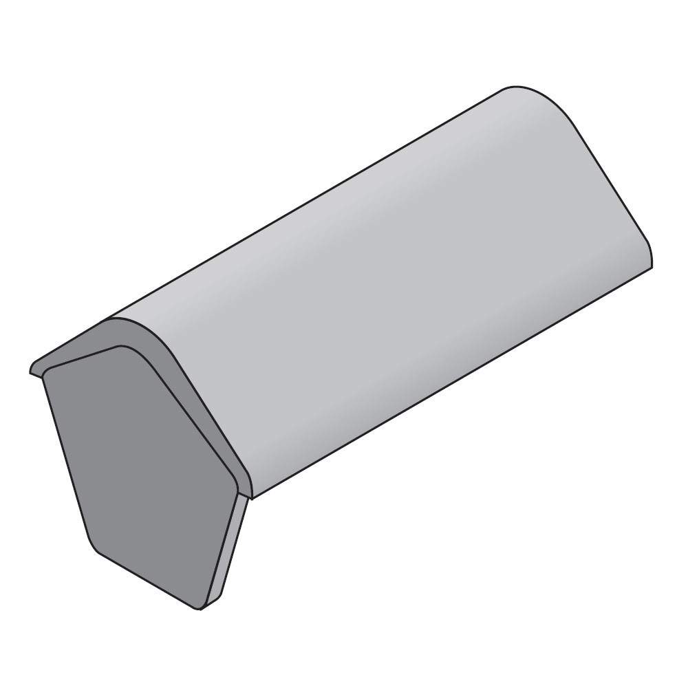 Marley Concrete Modern Stop End Ridge - Old English Dark Red MA37480 Price Comparisons | Compare The Build