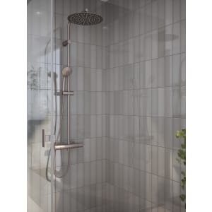 Wickes Boutique Richmond Pearl Gloss Ceramic Wall Tile - 245 x 75mm - Pack of 54 Price Comparisons | Compare The Build