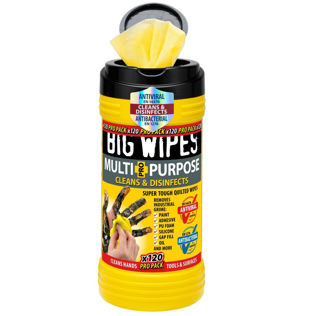 Big Wipes Antiviral Multi-Purpose Pro+ 120 wipes Price Comparisons | Compare The Build