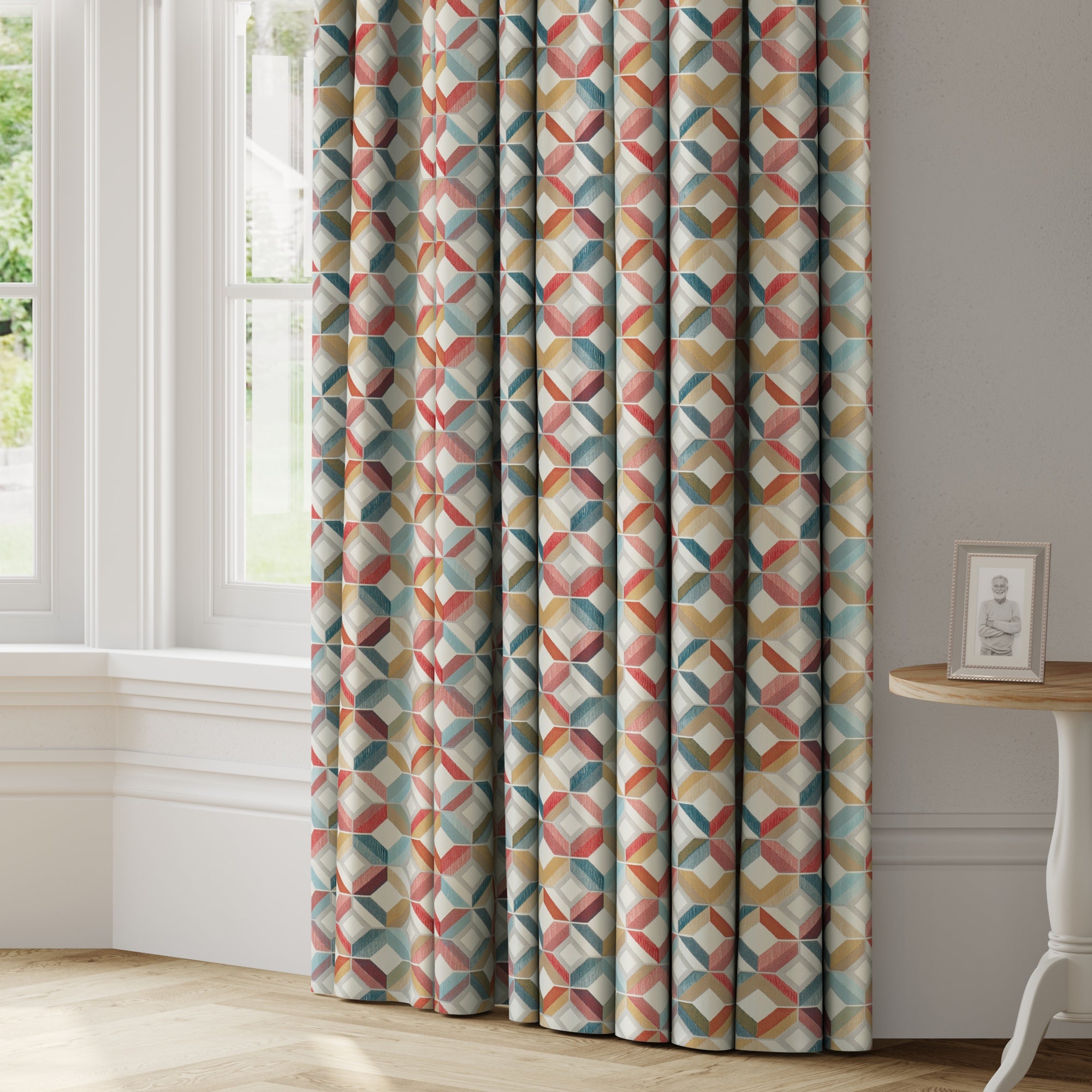 Otti Made to Measure Curtains Pink/Blue/White Price Comparisons | Compare The Build