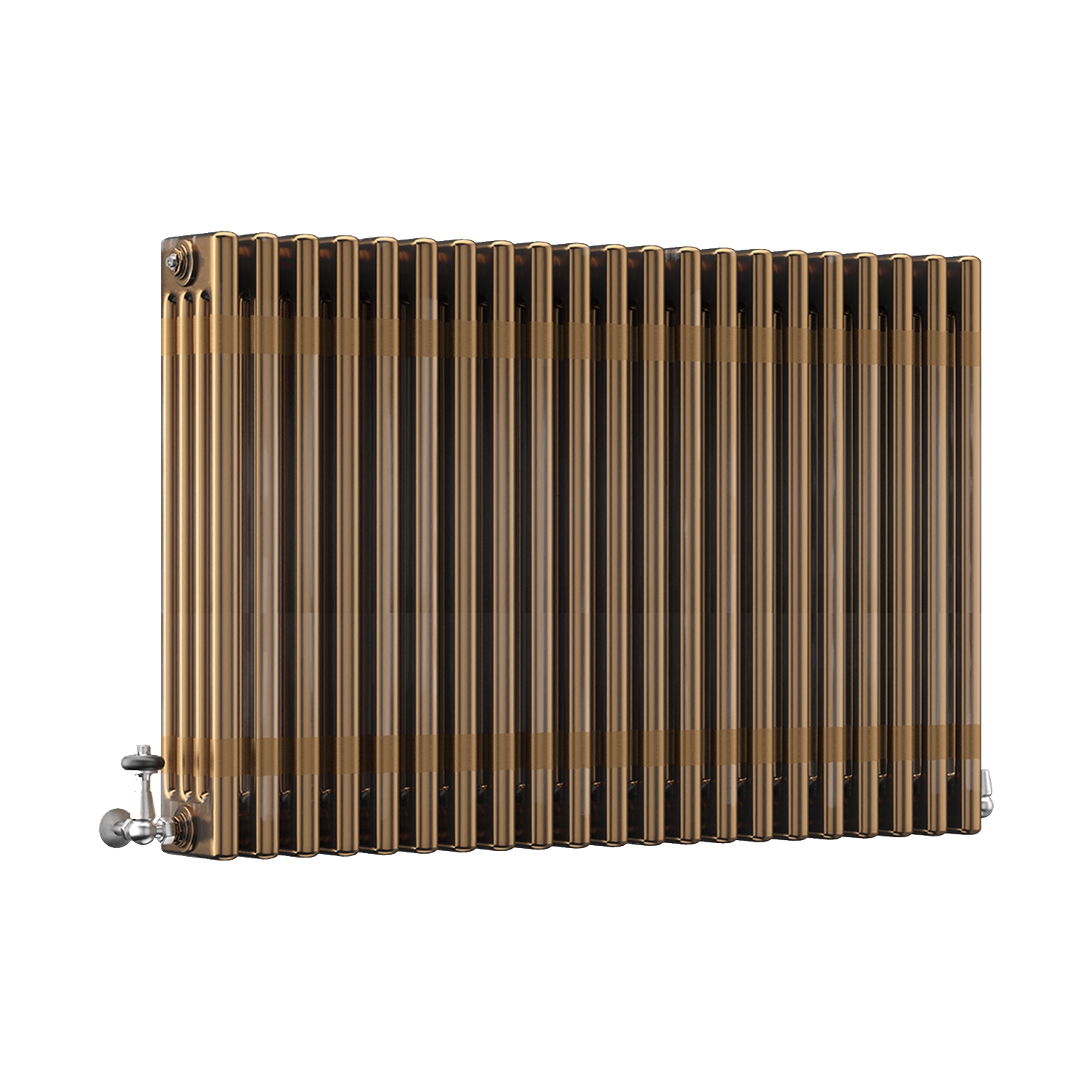 DQ Modus 4 Column Horizontal Radiator, Brass Lacquer, 750mm x 990mm Price Comparisons | Compare The Build