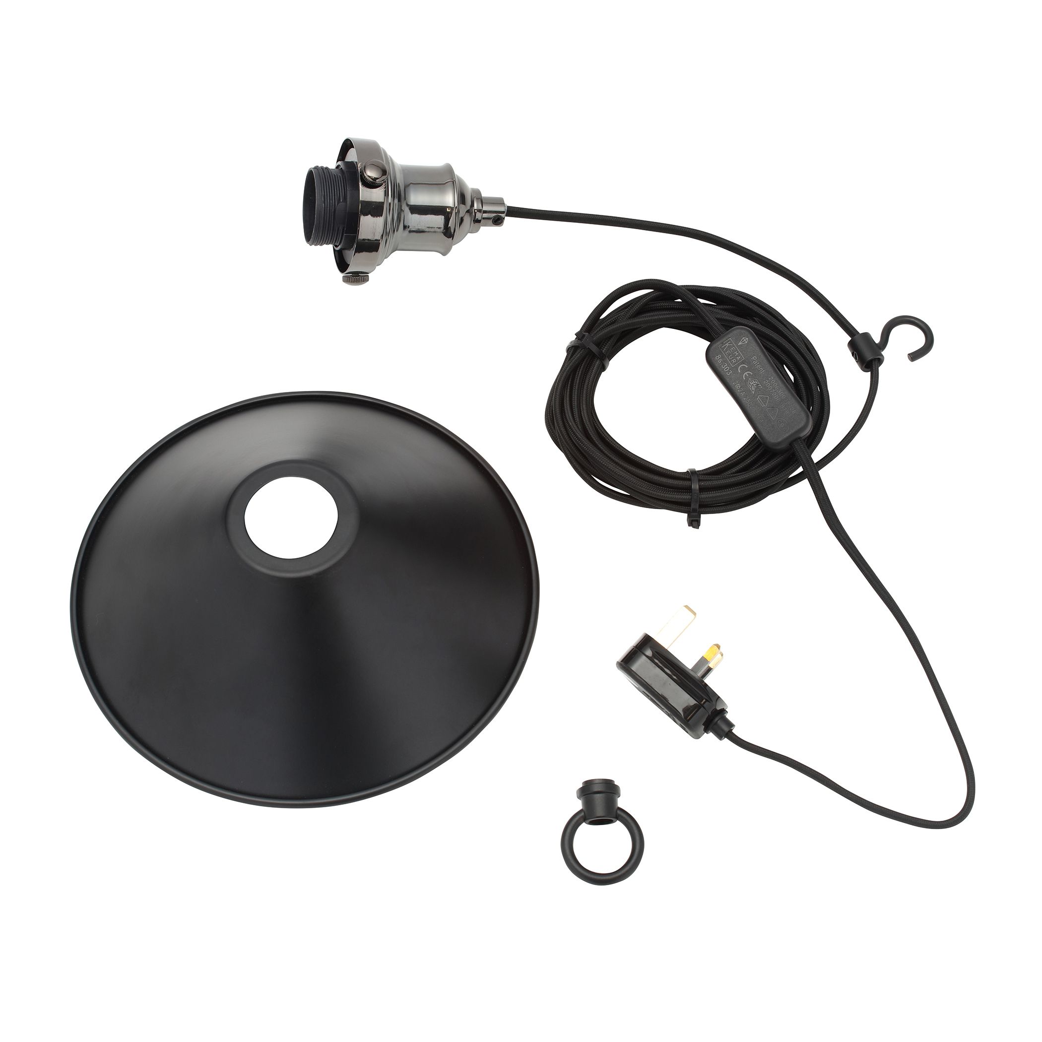 Inlight Black Nickel Effect E27 Pendant Set | Compare The Build