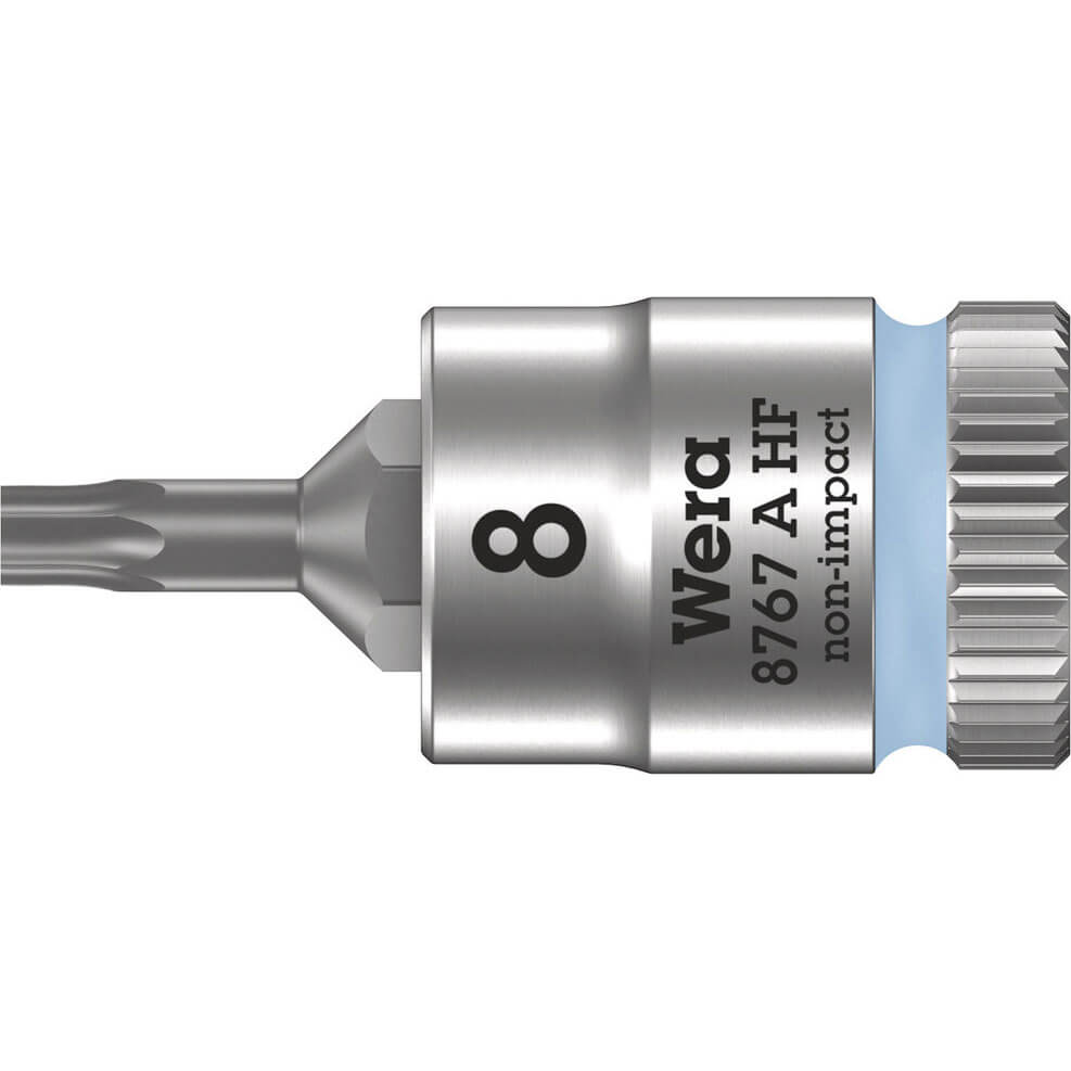 Wera 8767 A HF Zyklop 1/4" Drive Torx Socket Bit 1/4" T8 Price Comparisons | Compare The Build