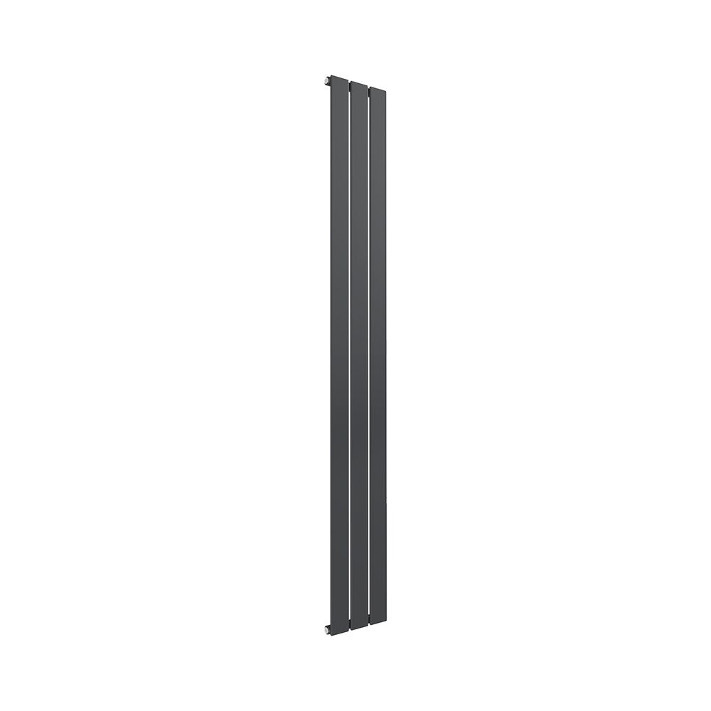 Reina Flat Vertical Designer Radiator, Anthracite, 1600mm x 218mm Price Comparisons | Compare The Build