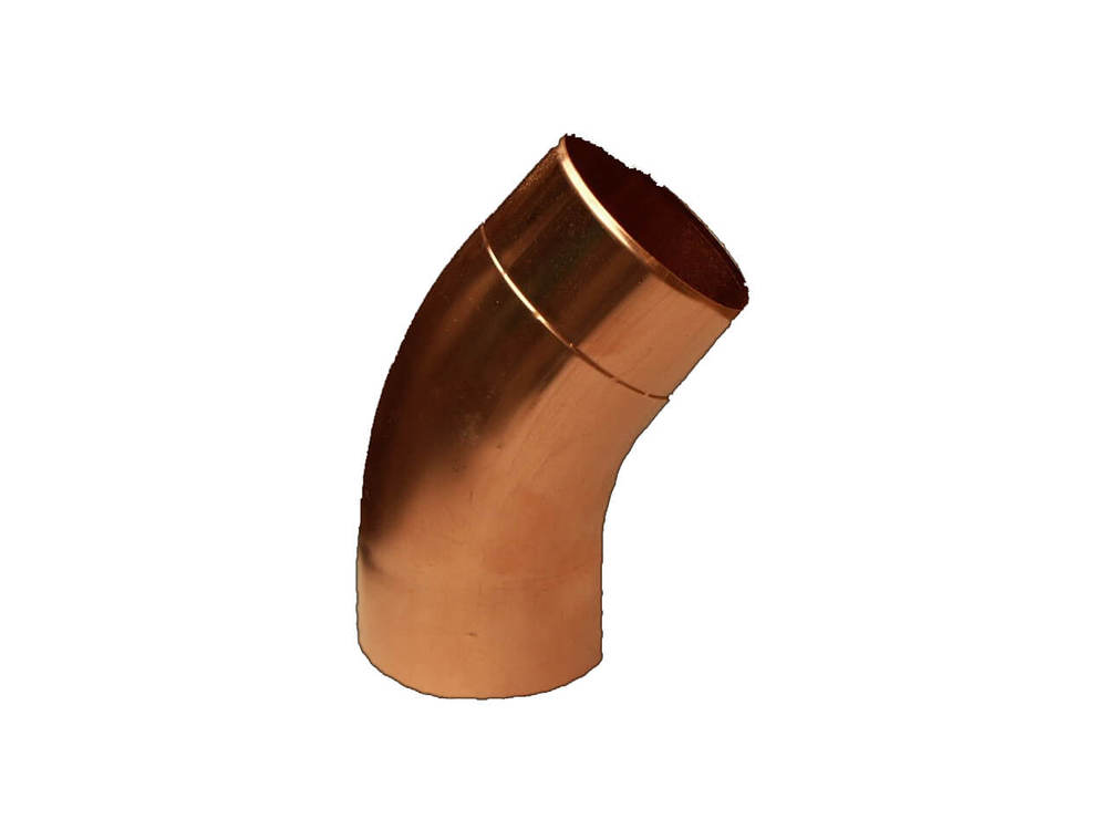 Copper Large Round Downpipe Bend - 40 Degree x 100mm Price Comparisons | Compare The Build