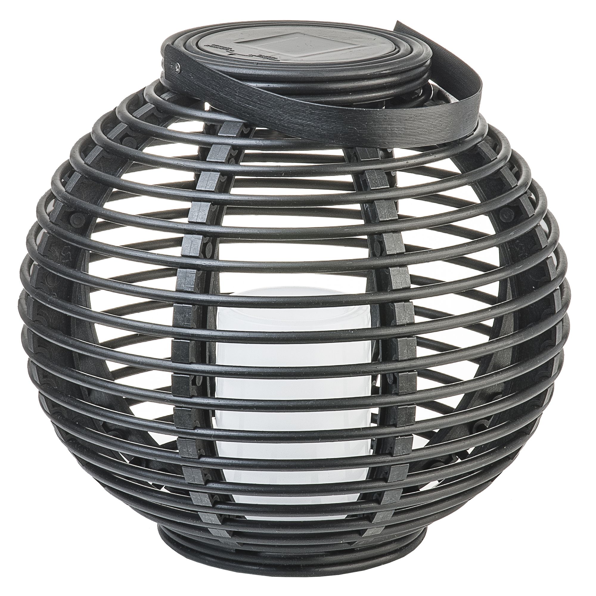 Blooma Black Small Basket Solar Powered Led Lantern Price Comparisons | Compare The Build