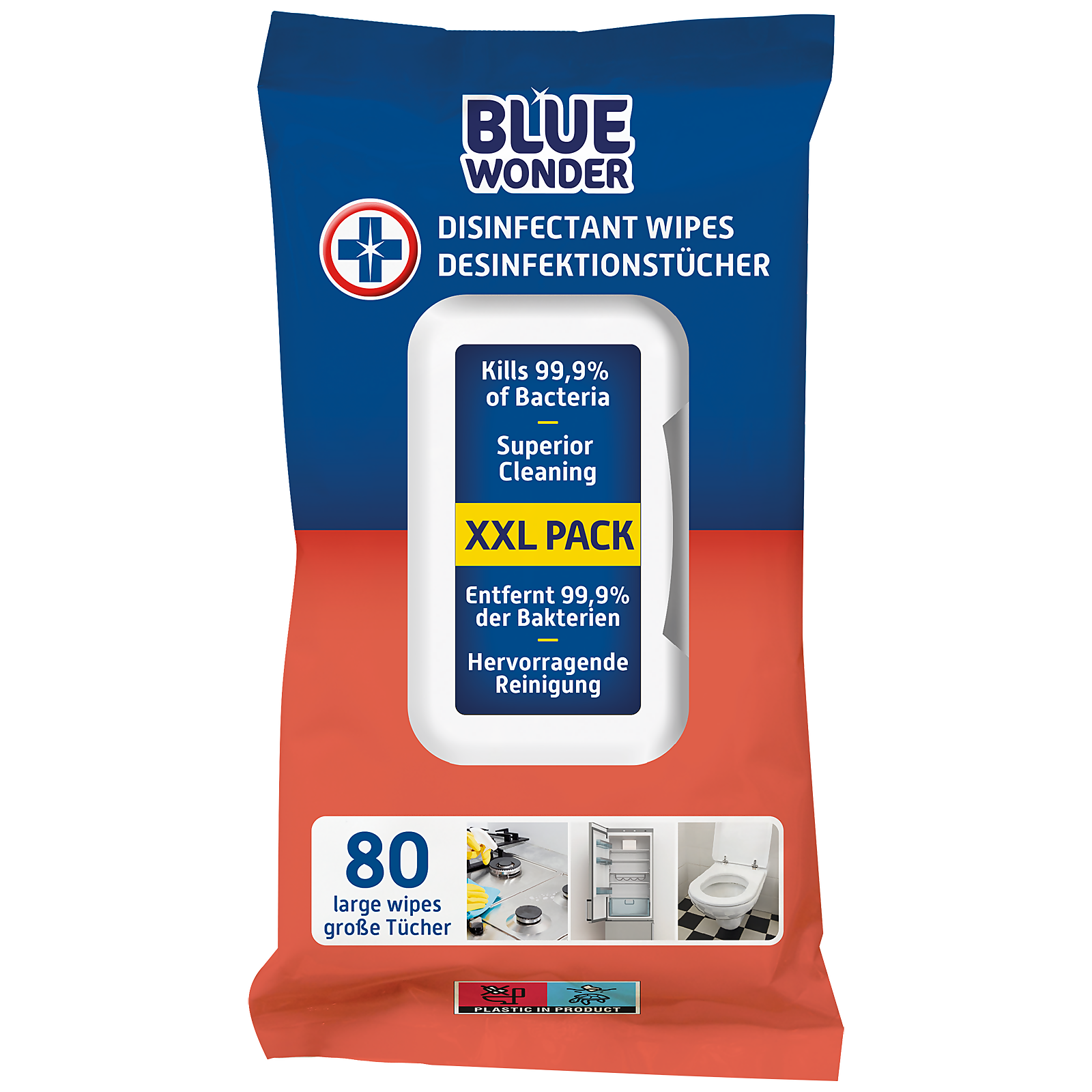 Blue Wonder Disinfectant Cleaner Wipes XL Price Comparisons | Compare The Build