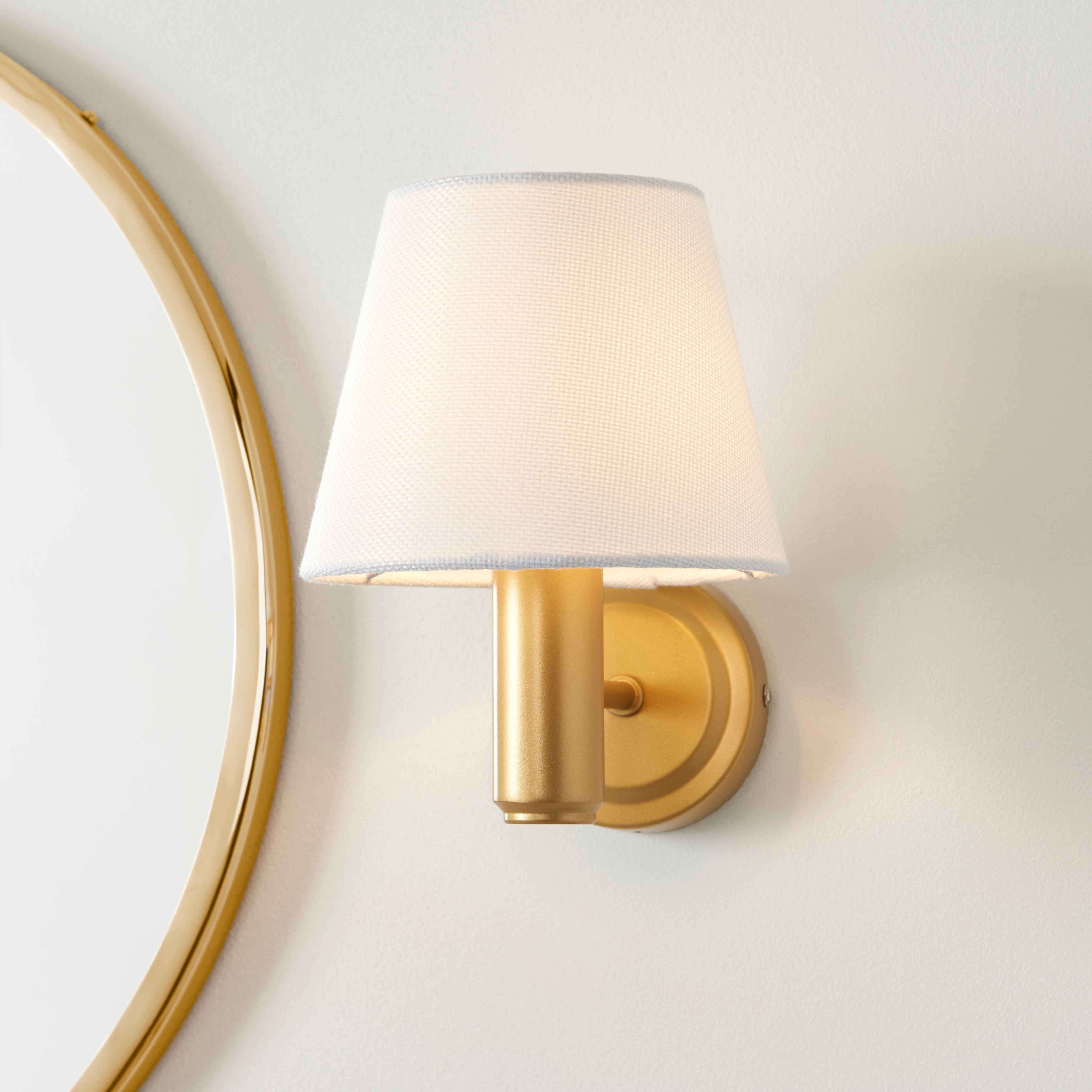 Jessie Bathroom Wall Light Satin Gold Price Comparisons | Compare The Build