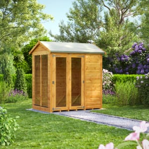 Power Sheds 6 x 4ft Apex Shiplap Dip Treated Summerhouse Price Comparisons | Compare The Build