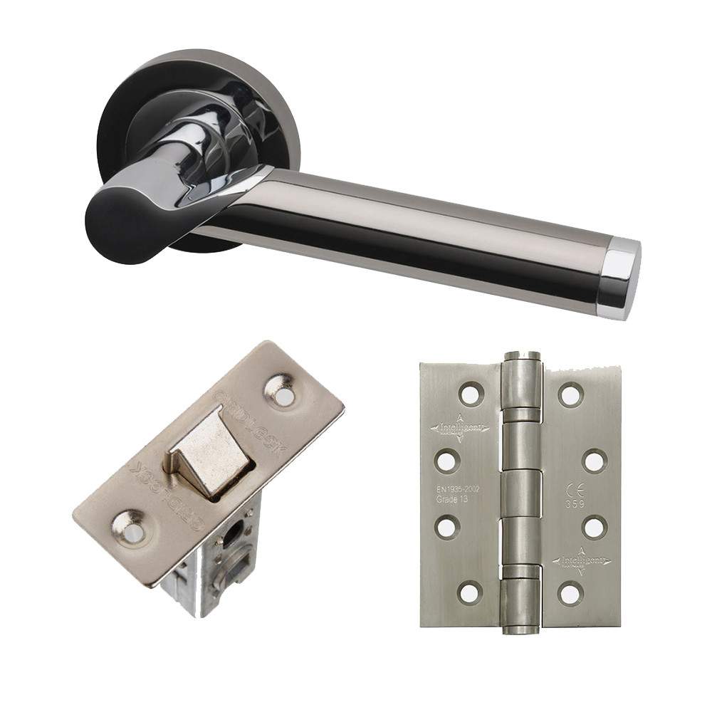 LPD Internal Black Chrome Polaris Handle Hardware Pack  Handle - Latch LPD Doors HARDPOL | Compare The Build